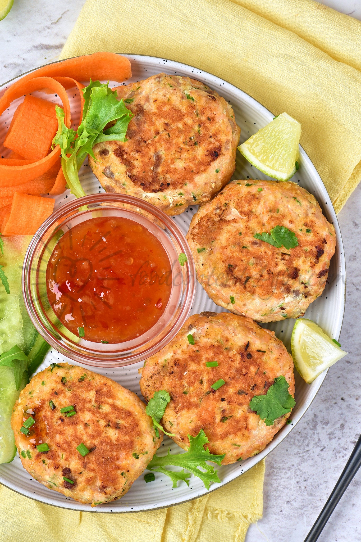 Thai Salmon Fish Cakes - Set 4 of 5