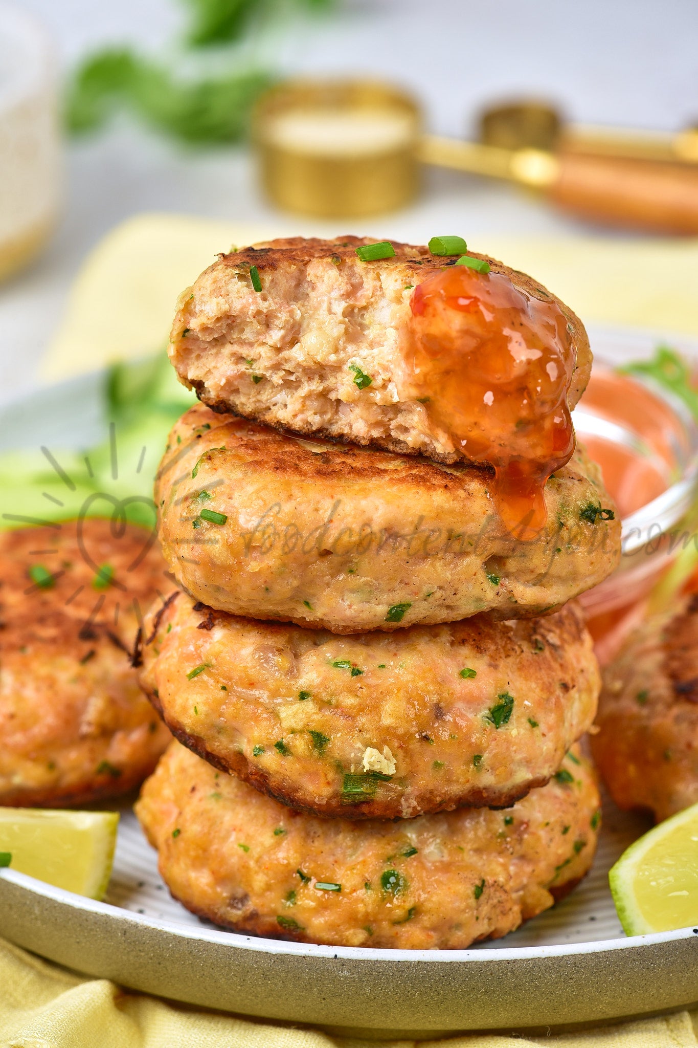 Thai Salmon Fish Cakes - Set 4 of 5