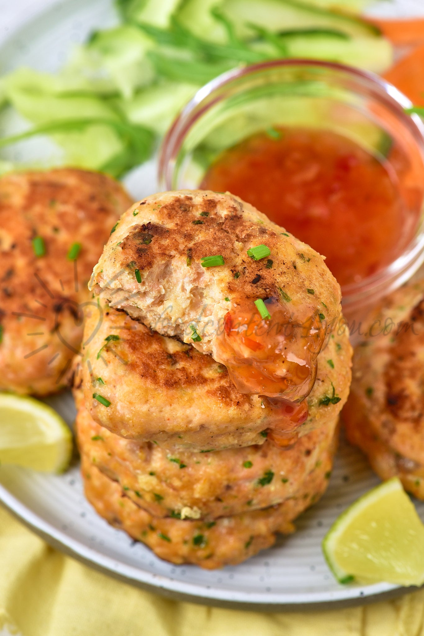 Thai Salmon Fish Cakes - Set 4 of 5
