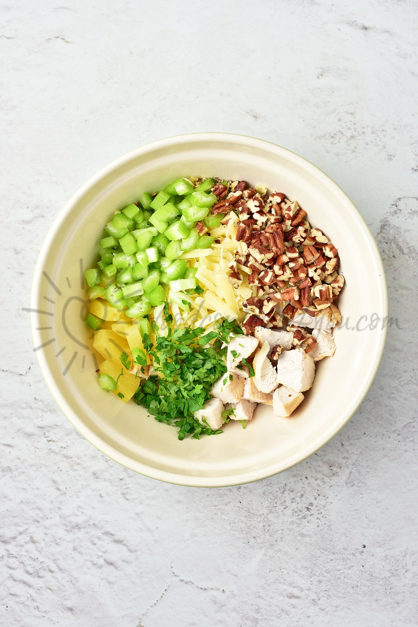 Pineapple Chicken Salad - Set 4 of 5