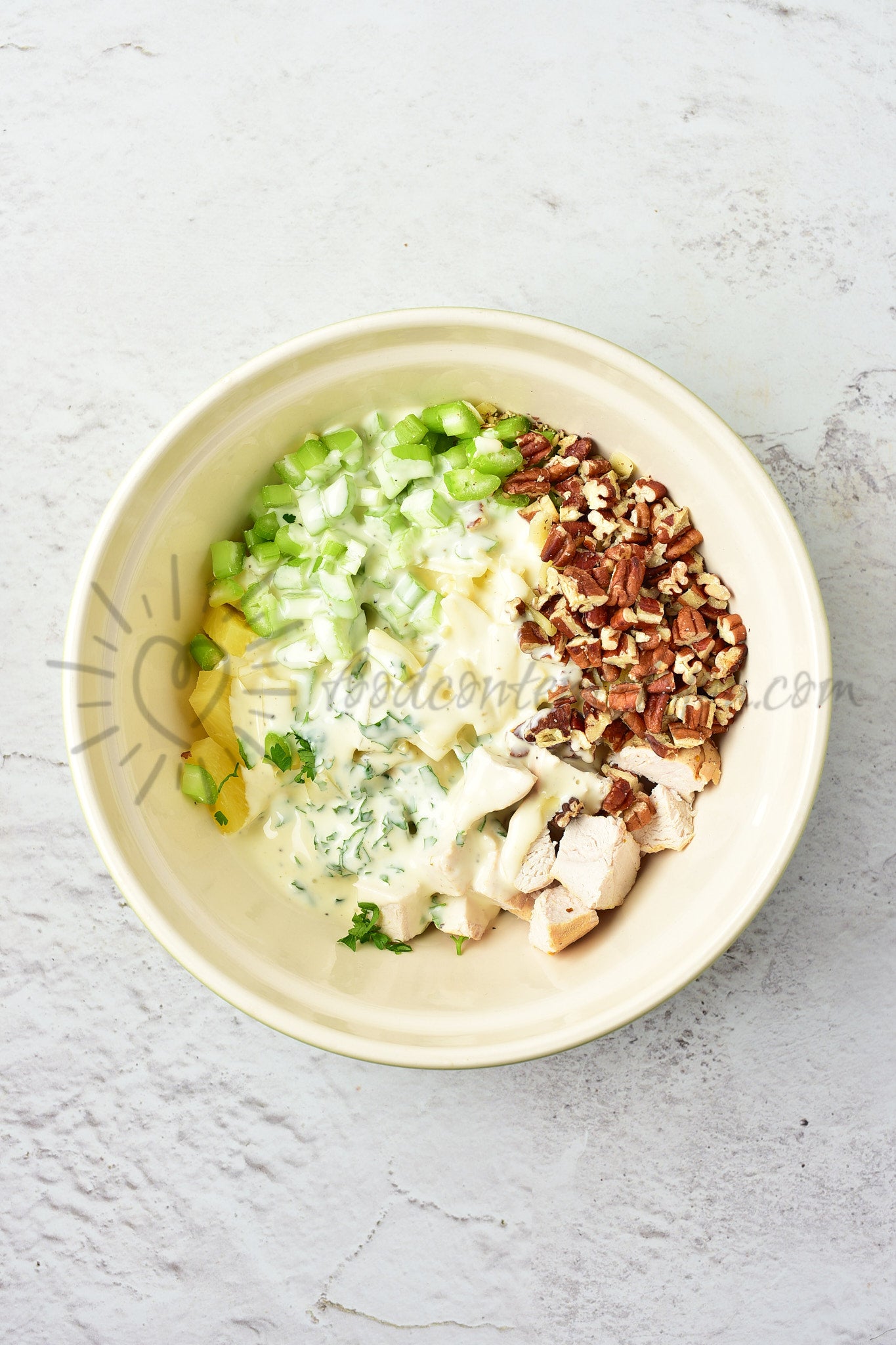 Pineapple Chicken Salad - Set 3 of 5