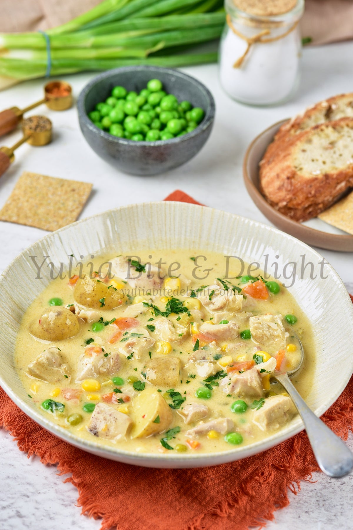 Creamy Chicken Soup - Set 4 of 5