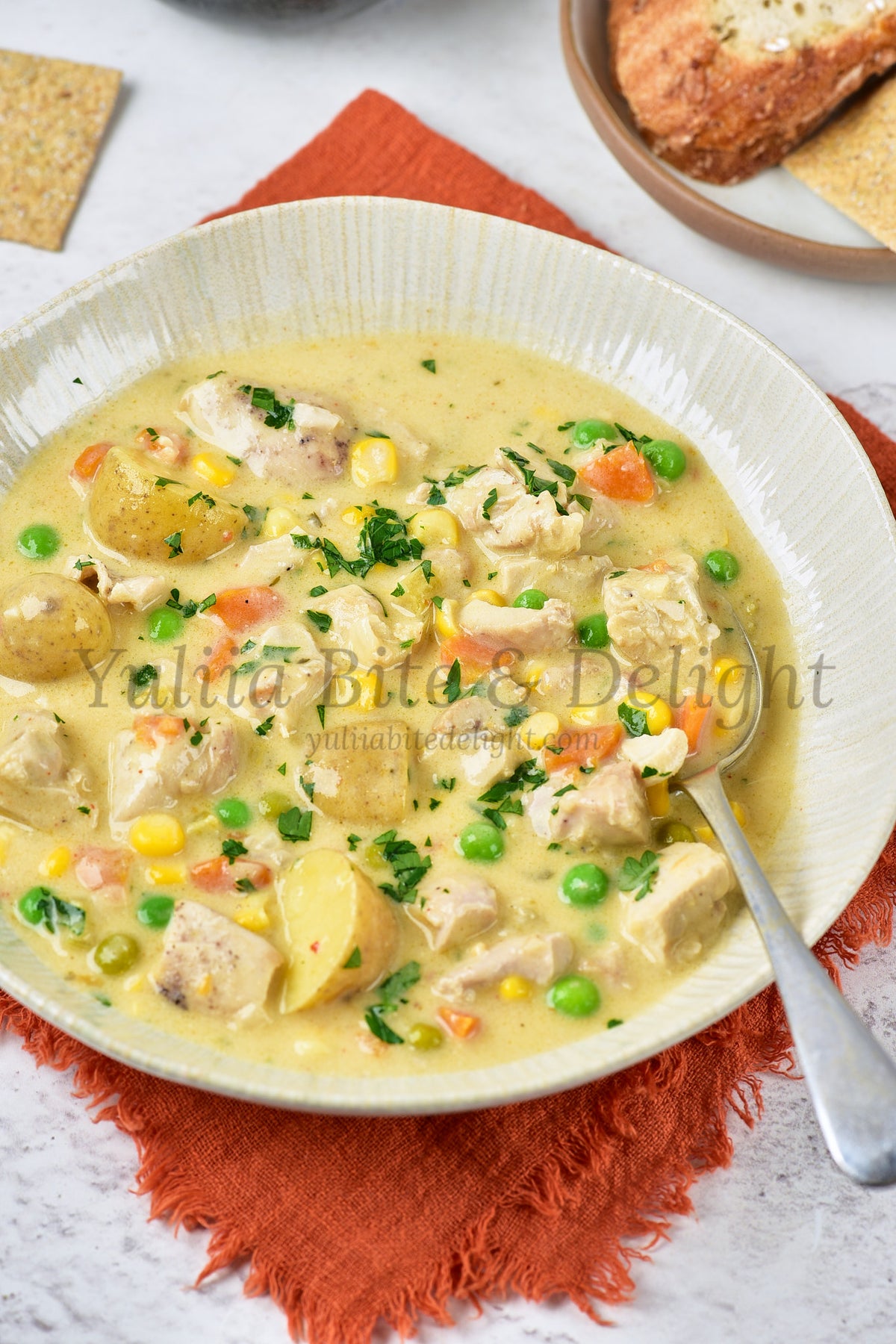 Creamy Chicken Soup - Set 4 of 5