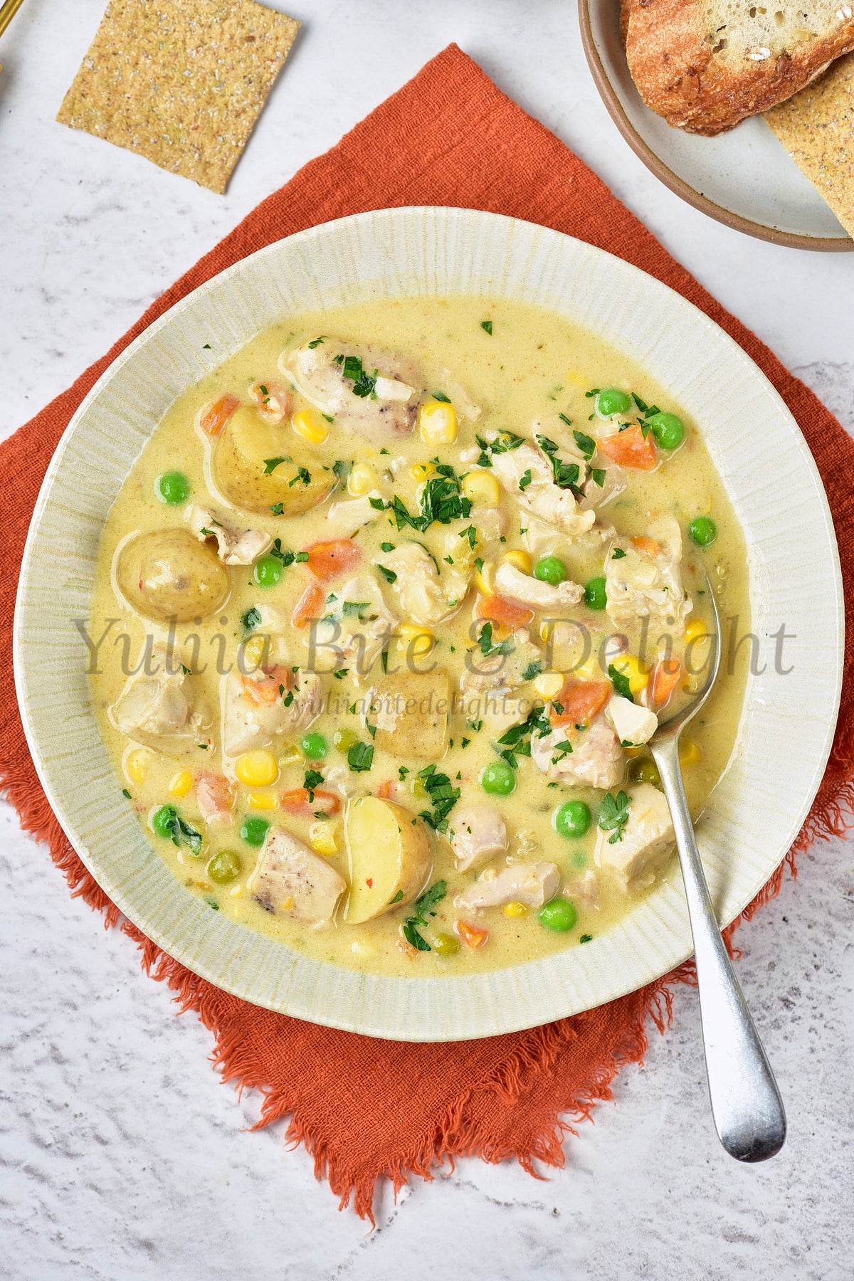 Creamy Chicken Soup - Set 4 of 5
