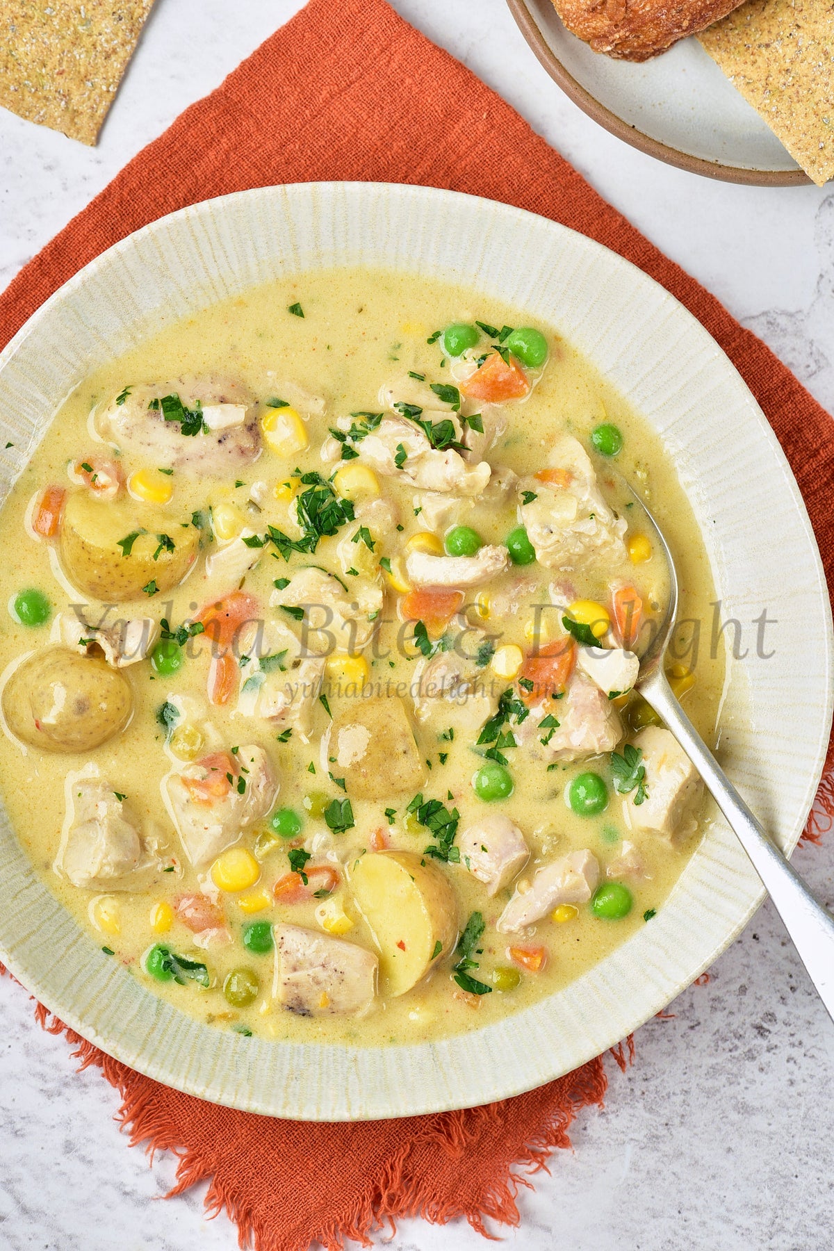 Creamy Chicken Soup - Set 4 of 5