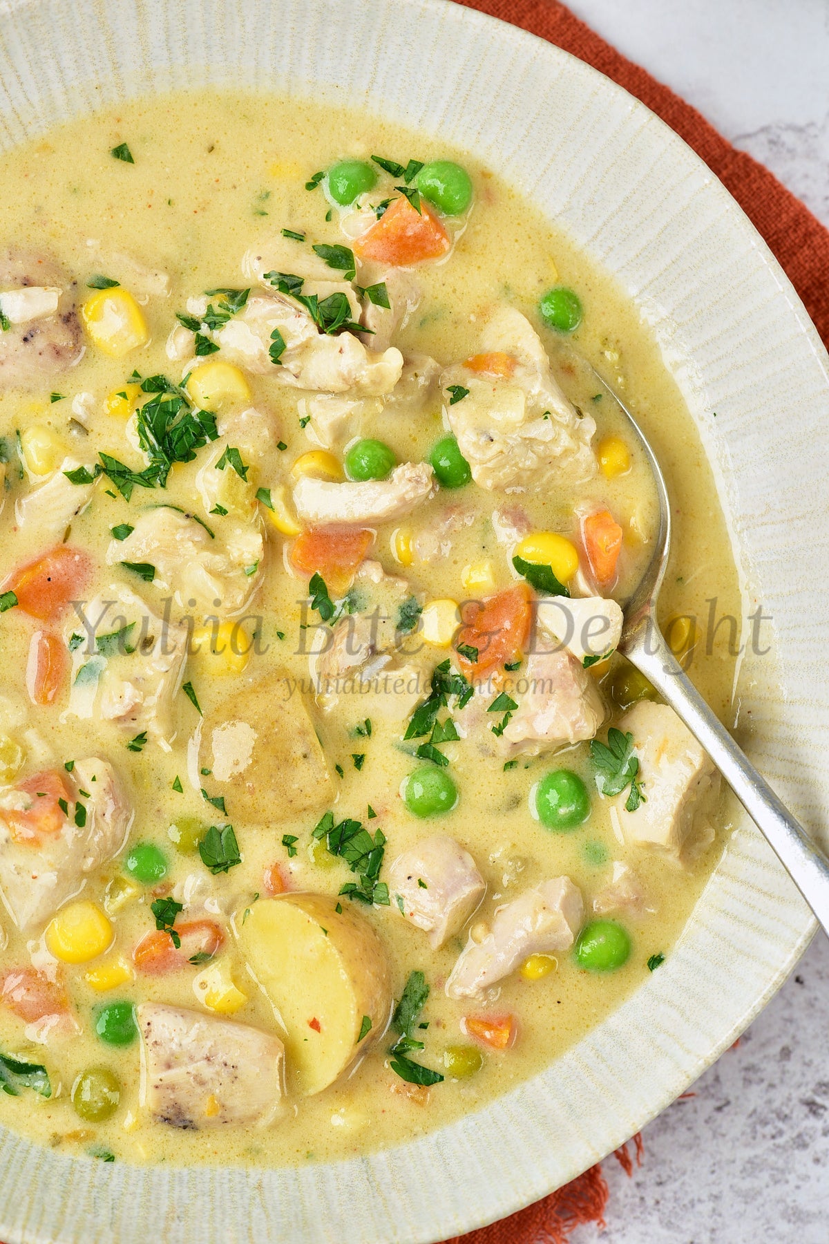 Creamy Chicken Soup - Set 4 of 5