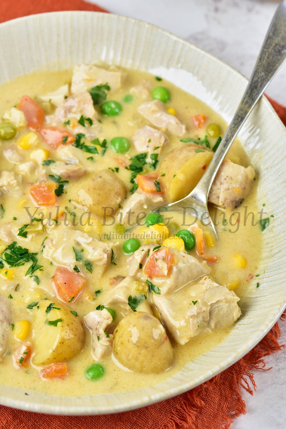 Creamy Chicken Soup - Set 4 of 5
