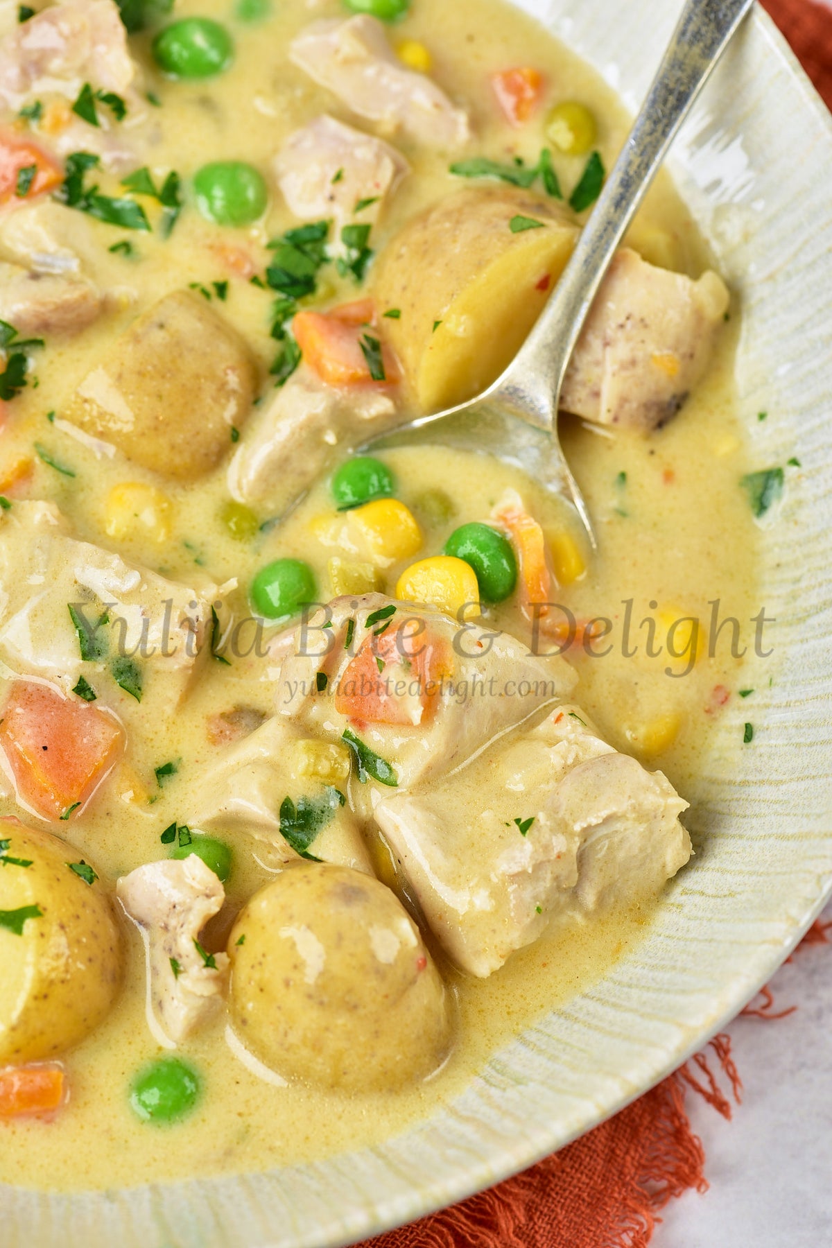 Creamy Chicken Soup - Set 4 of 5