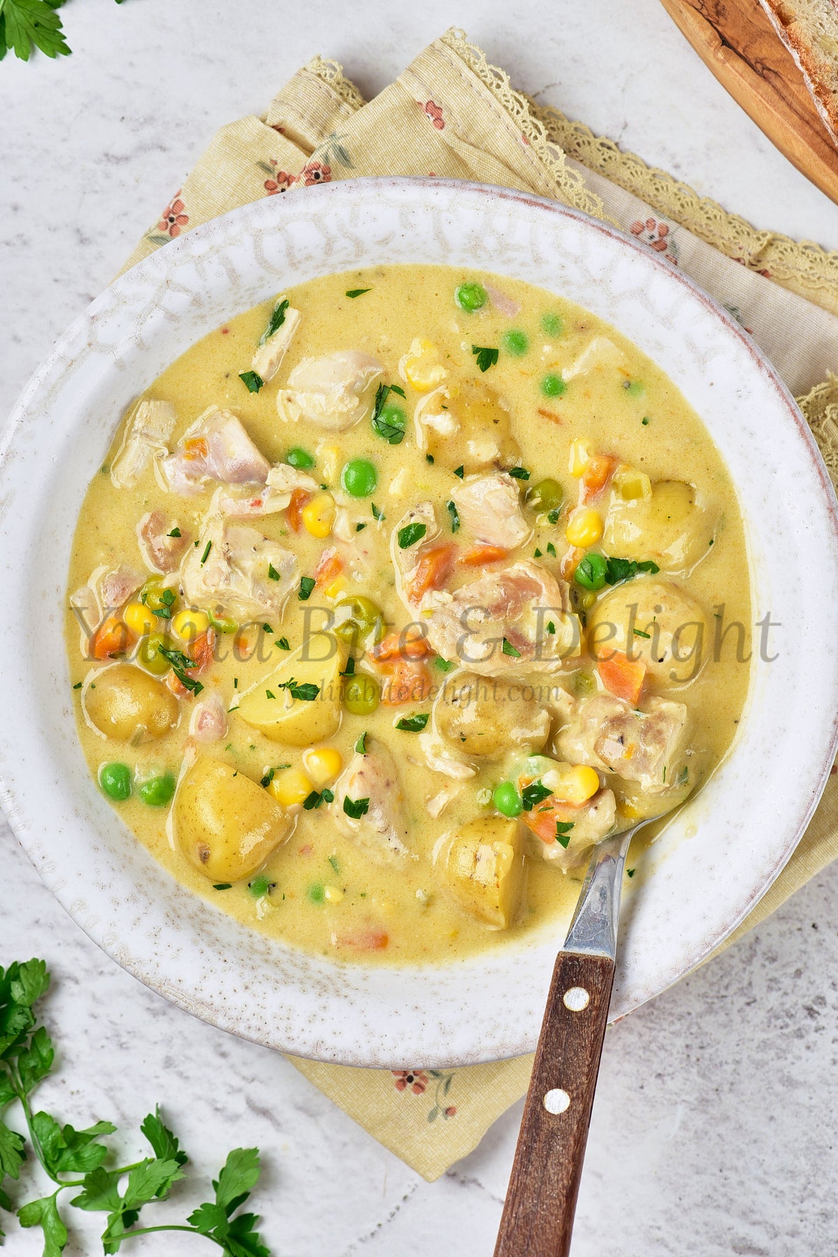 Creamy Chicken Soup - Set 5 of 5