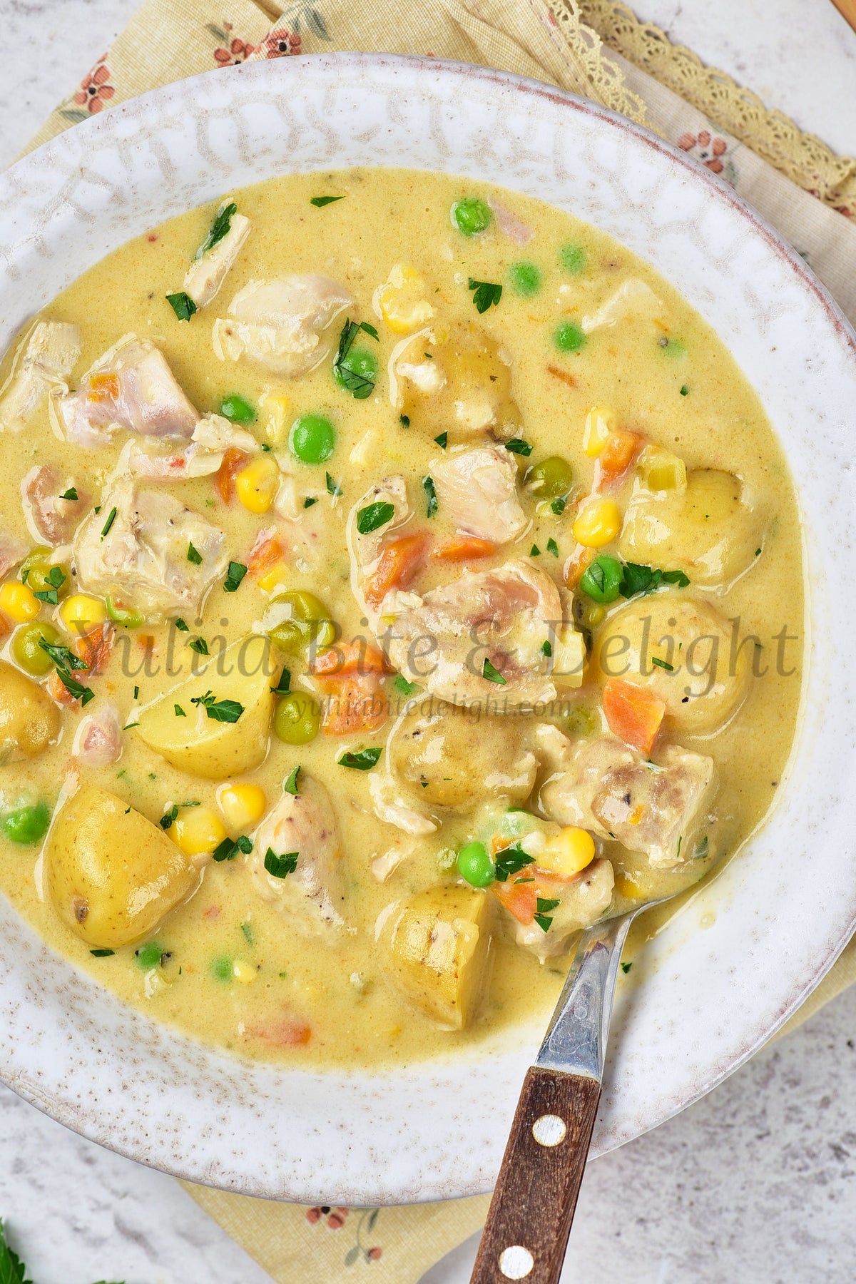 Creamy Chicken Soup - Set 5 of 5