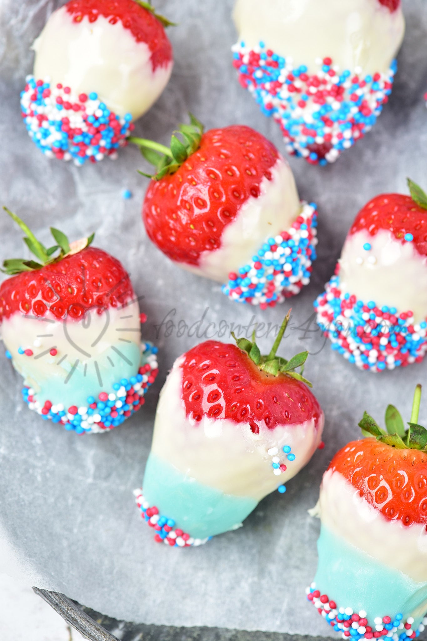 4th of July strawberries - Set 3 of 5