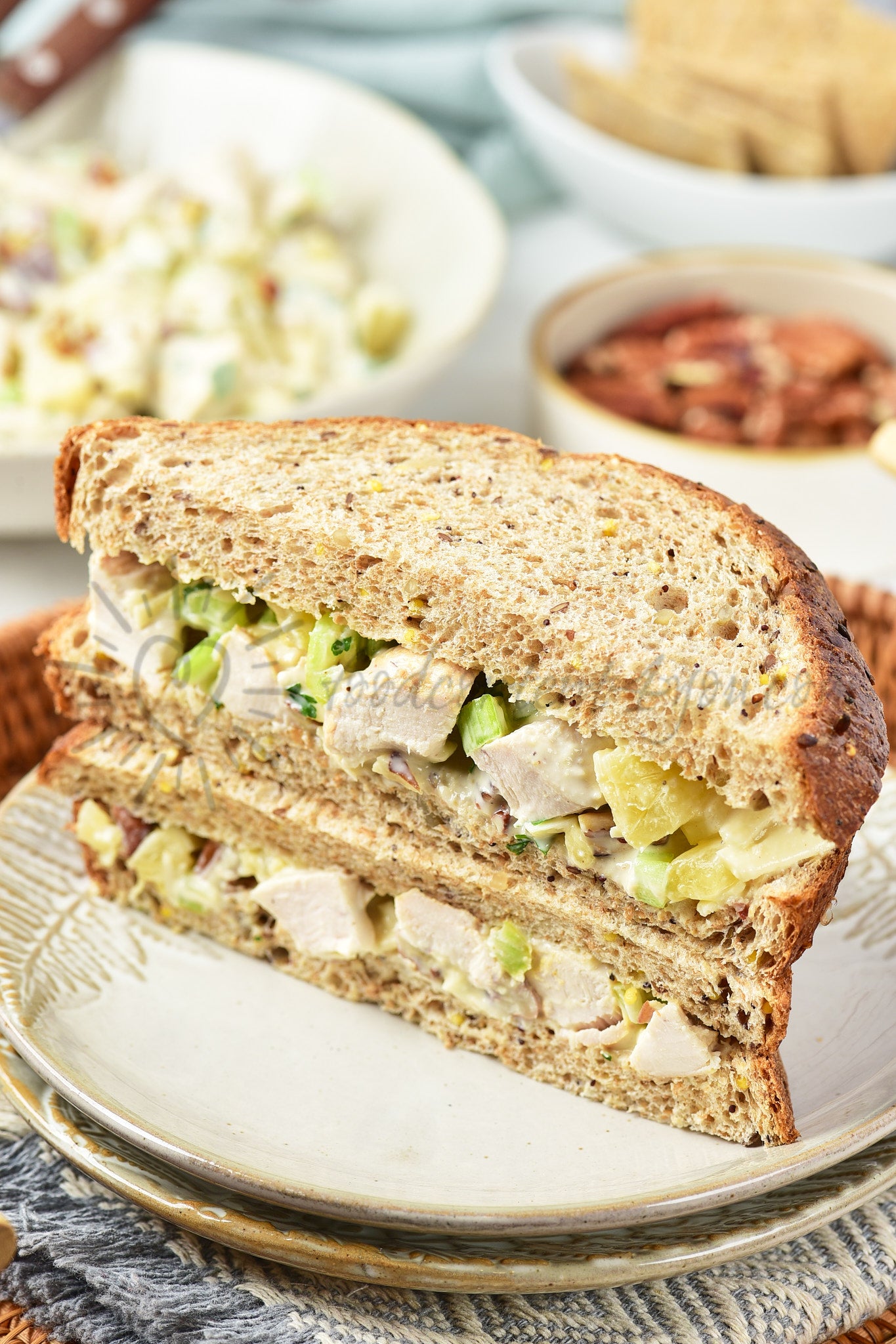 Pineapple Chicken Salad - Set 2 of 5