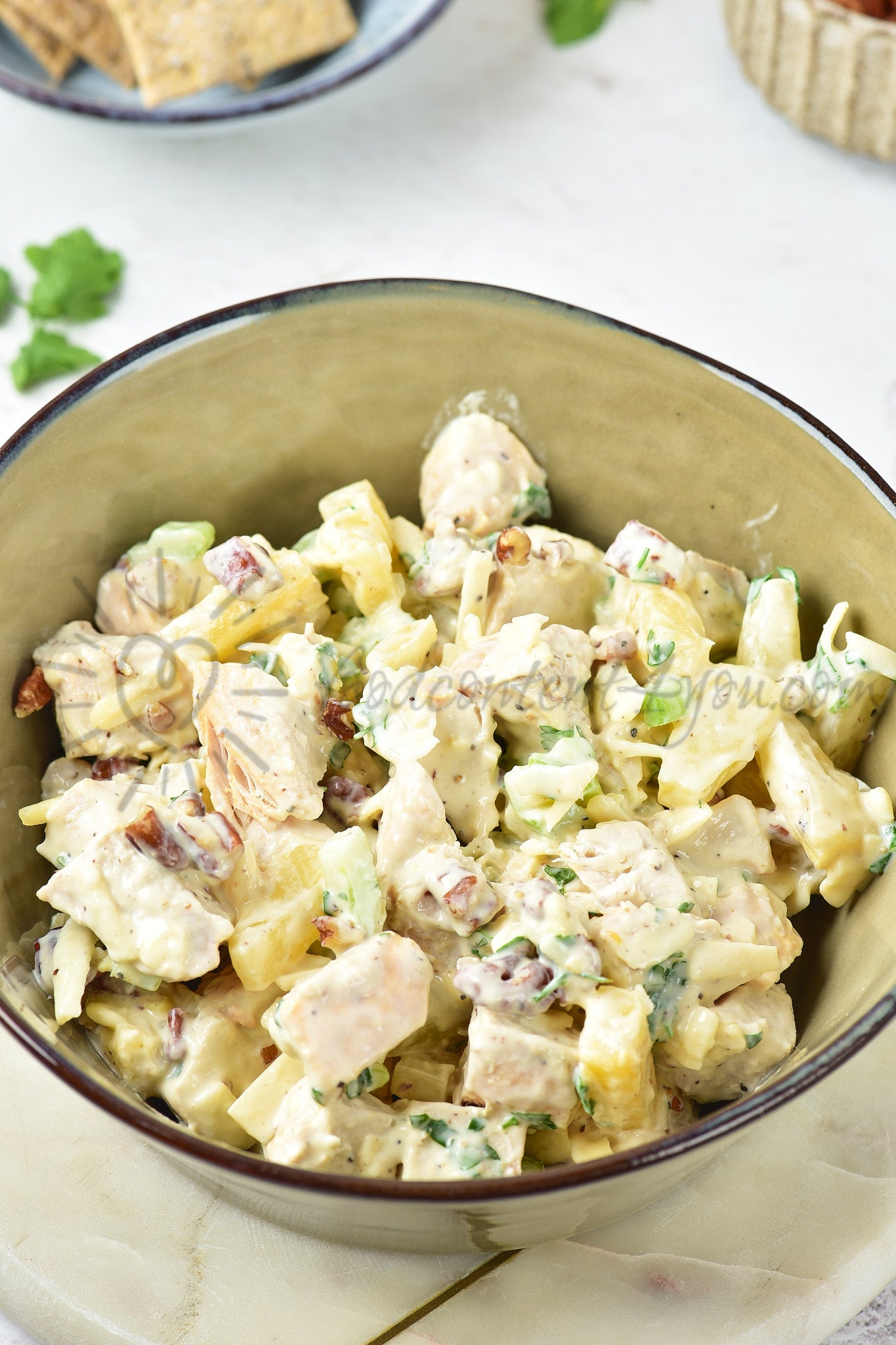 Pineapple Chicken Salad - Set 3 of 5