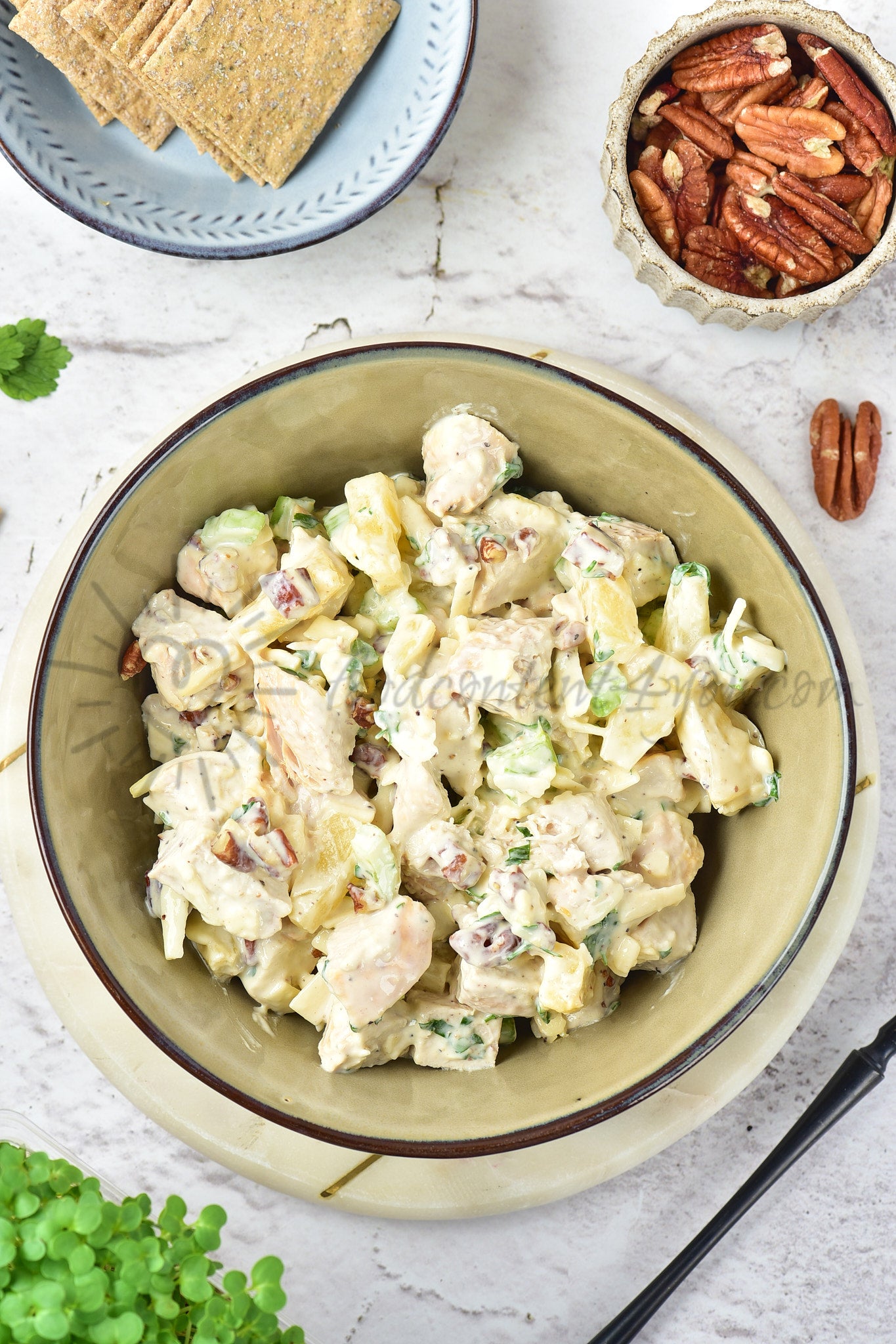 Pineapple Chicken Salad - Set 3 of 5
