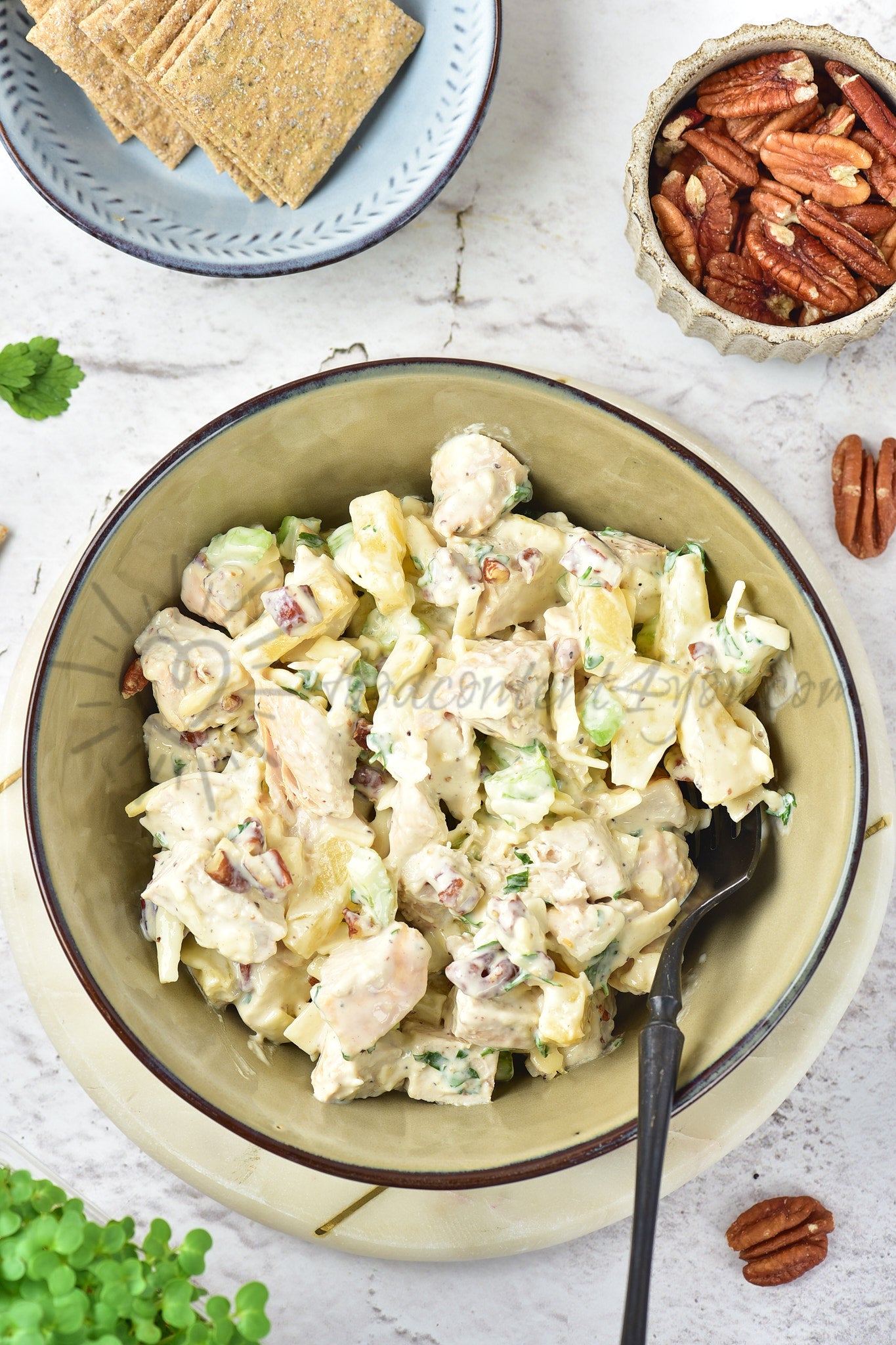 Pineapple Chicken Salad - Set 3 of 5