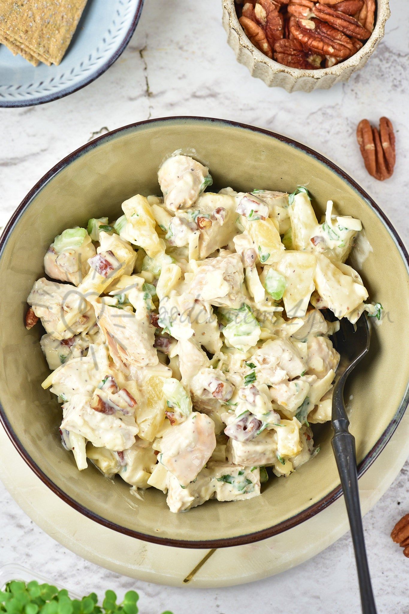 Pineapple Chicken Salad - Set 3 of 5