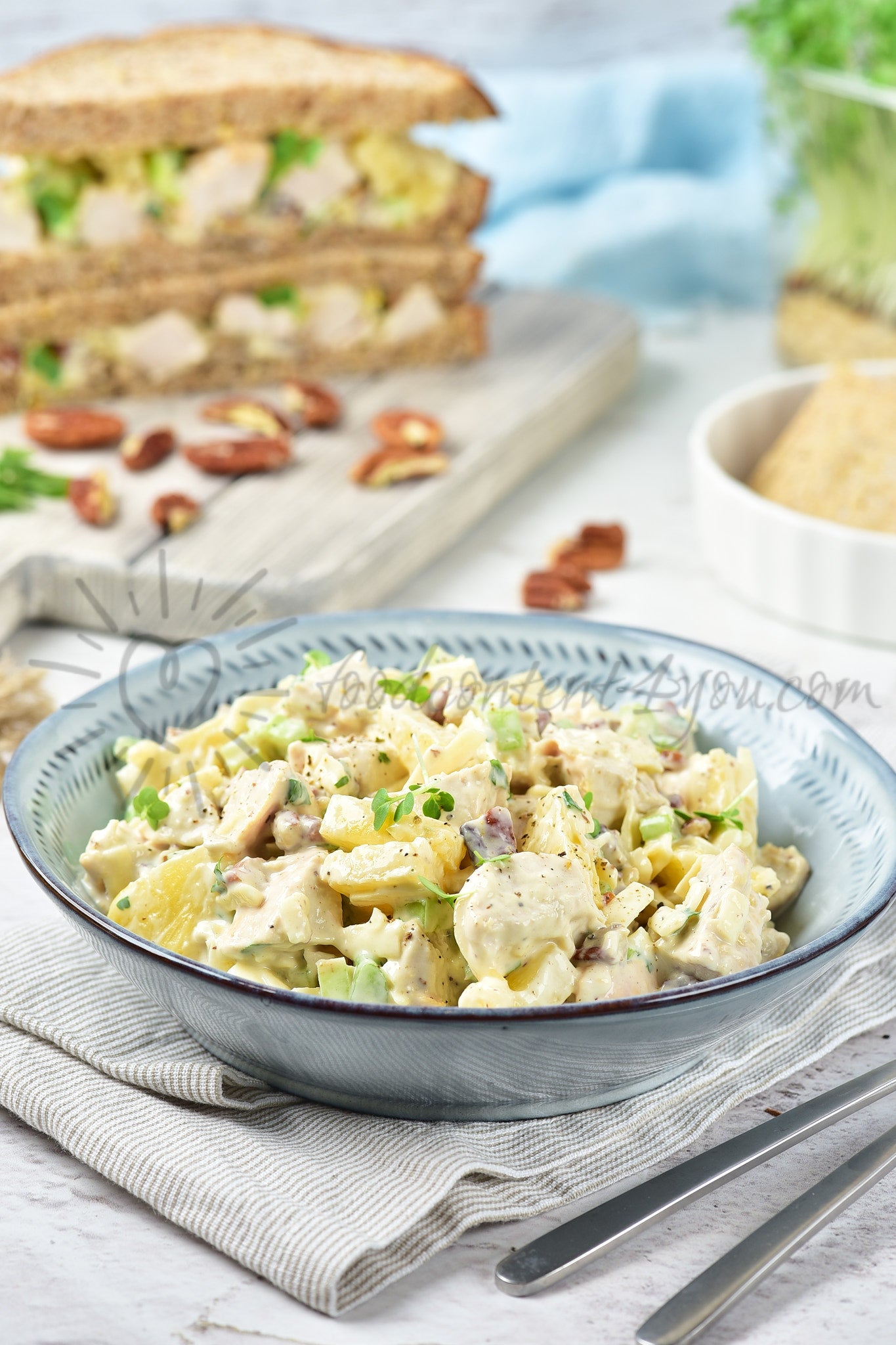 Pineapple Chicken Salad - Set 4 of 5