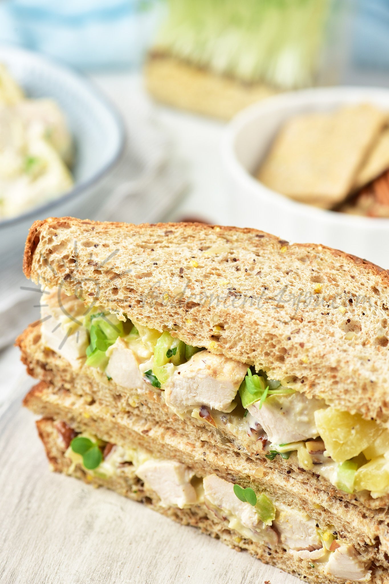 Pineapple Chicken Salad - Set 4 of 5
