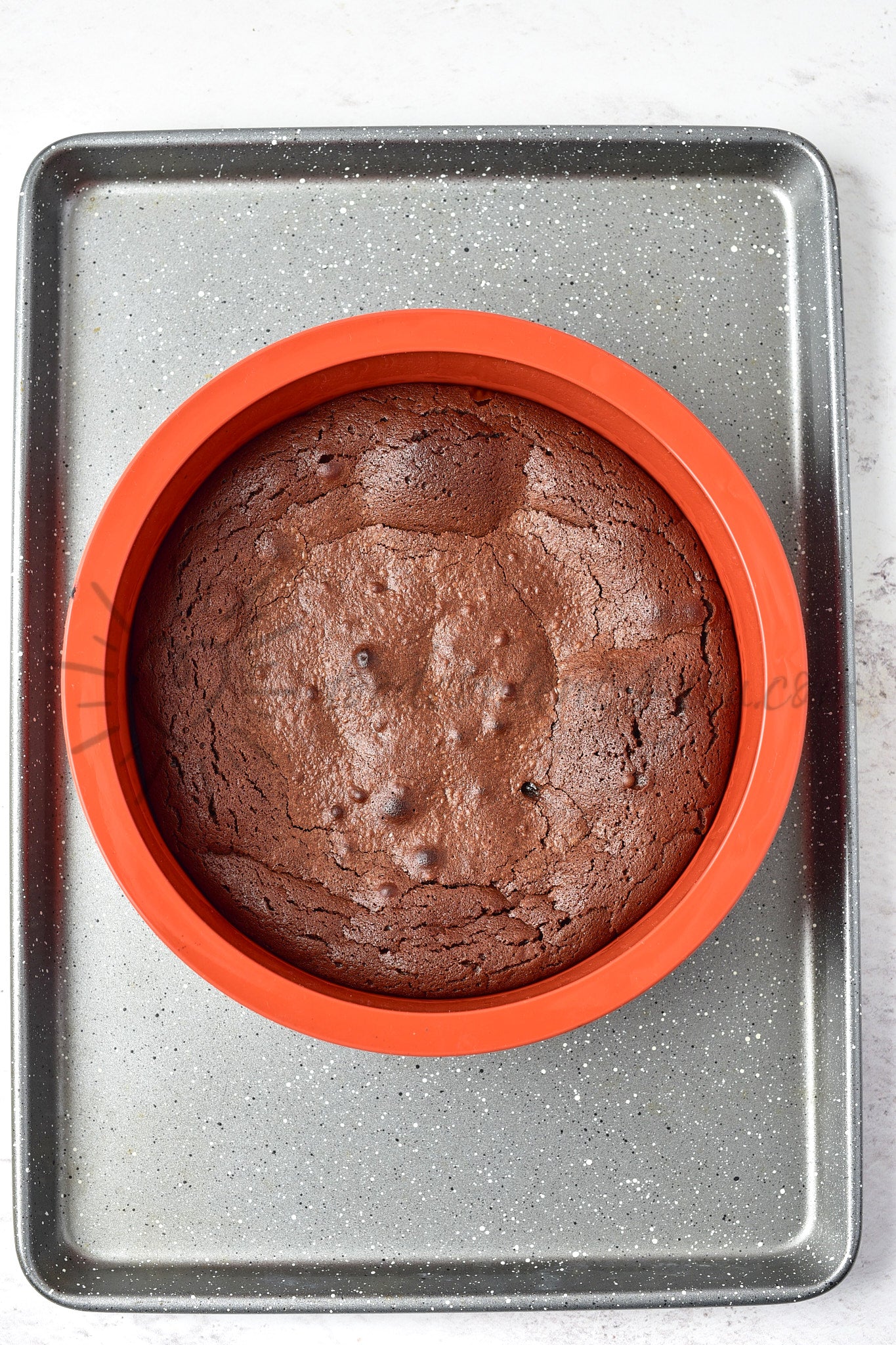 Flourless Chocolate Cake - Set 4 of 5