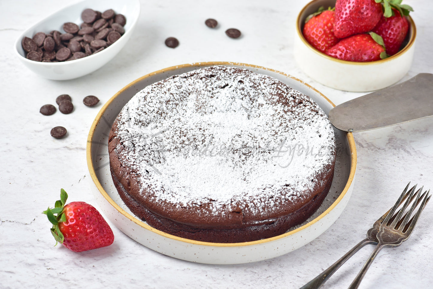 Flourless Chocolate Cake - Set 1 of 5