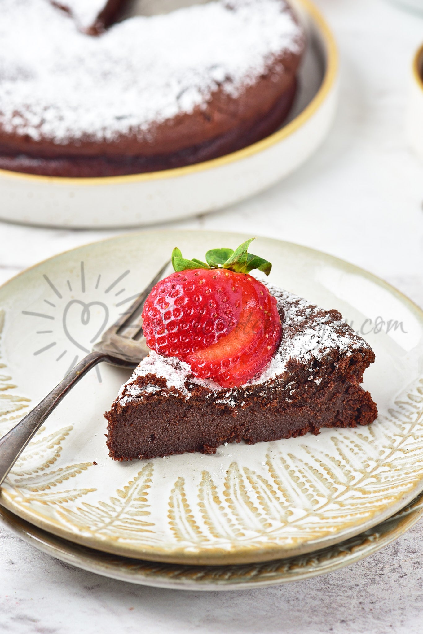 Flourless Chocolate Cake - Set 1 of 5