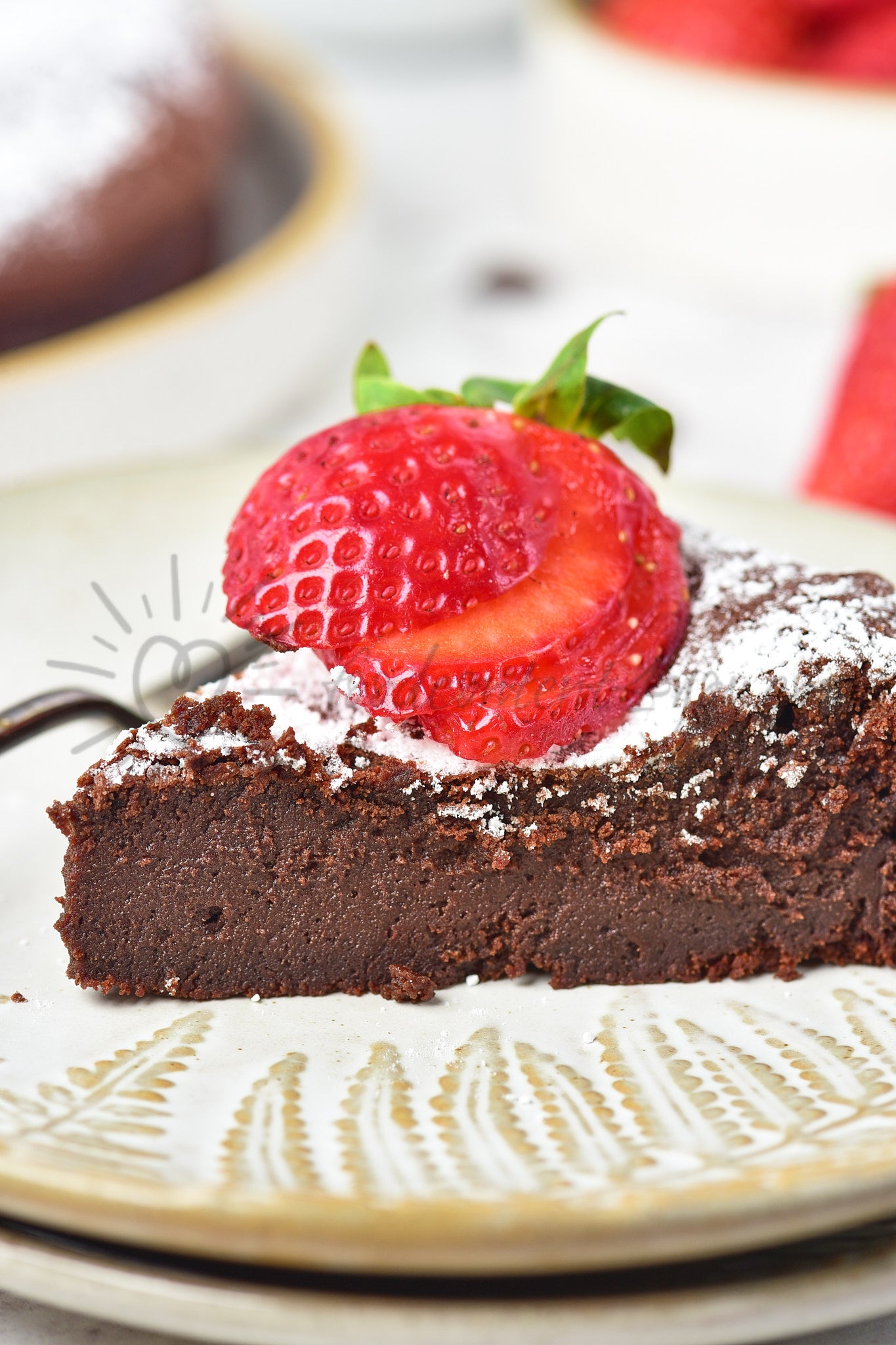 Flourless Chocolate Cake - Set 1 of 5