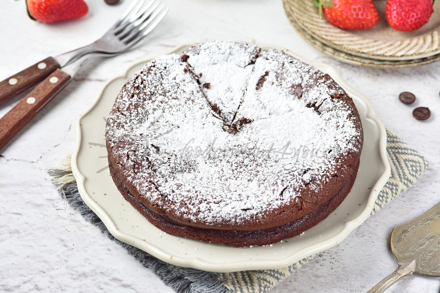 Flourless Chocolate Cake - Set 2 of 5