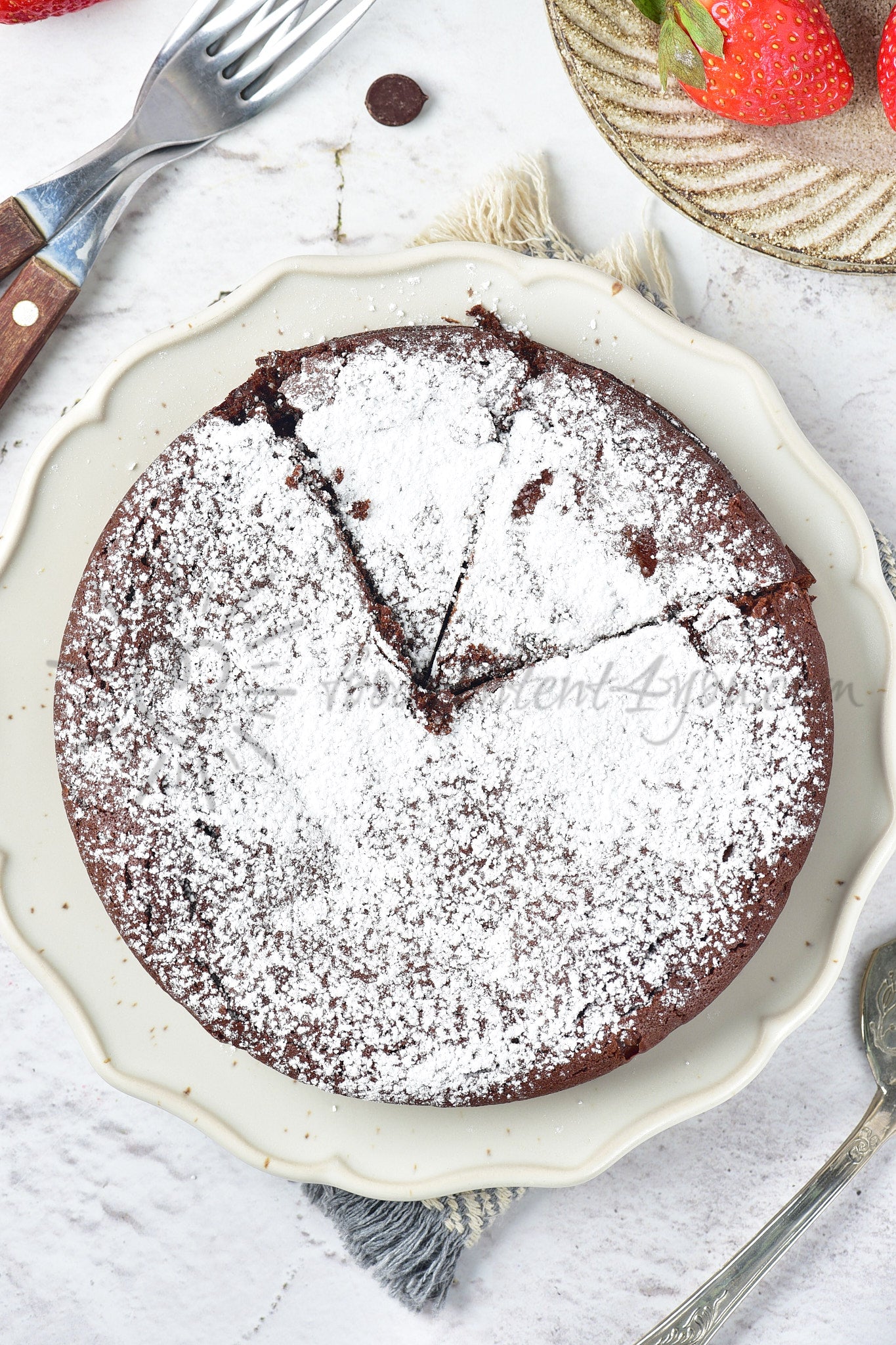 Flourless Chocolate Cake - Set 2 of 5