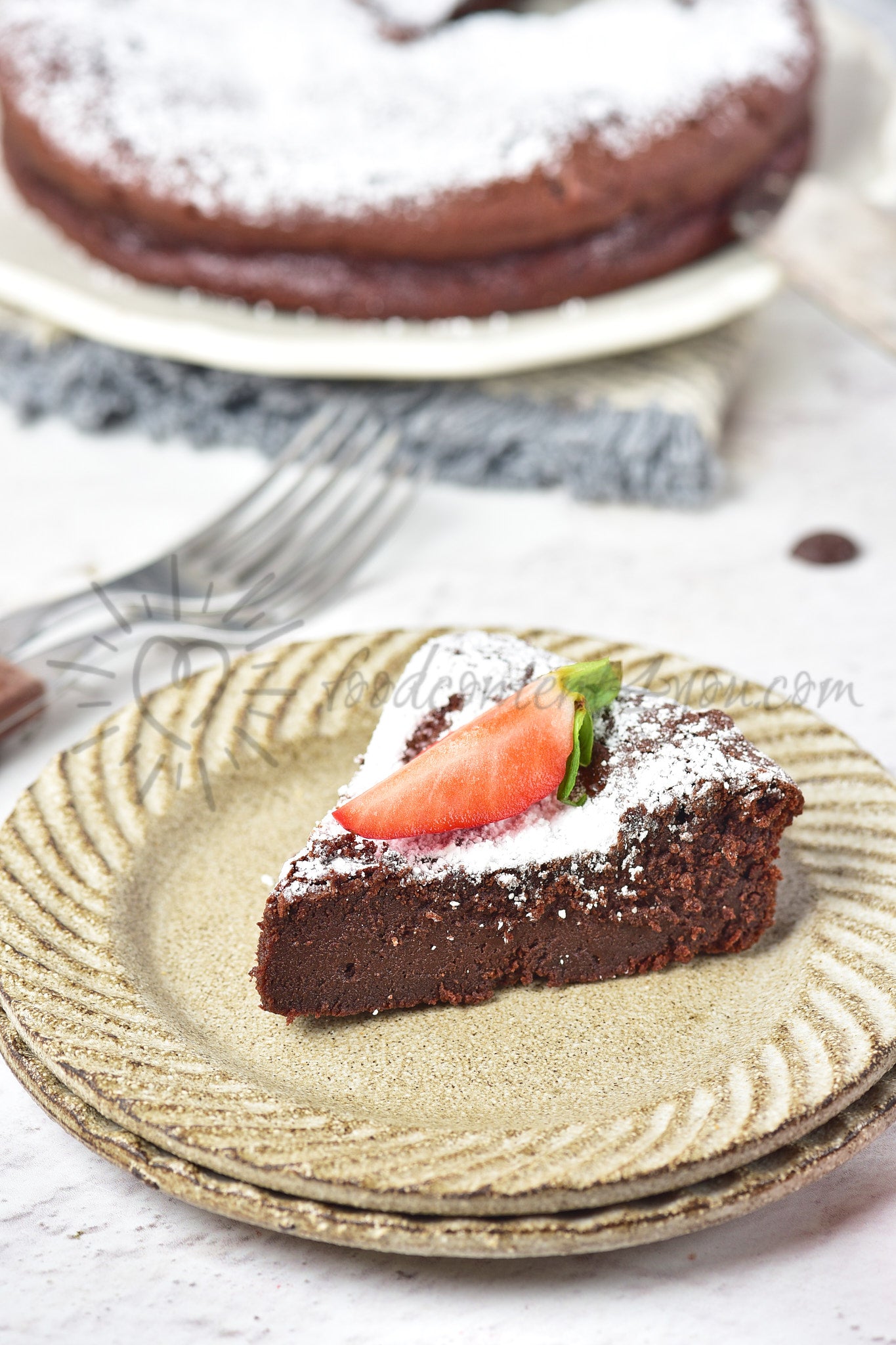 Flourless Chocolate Cake - Set 2 of 5