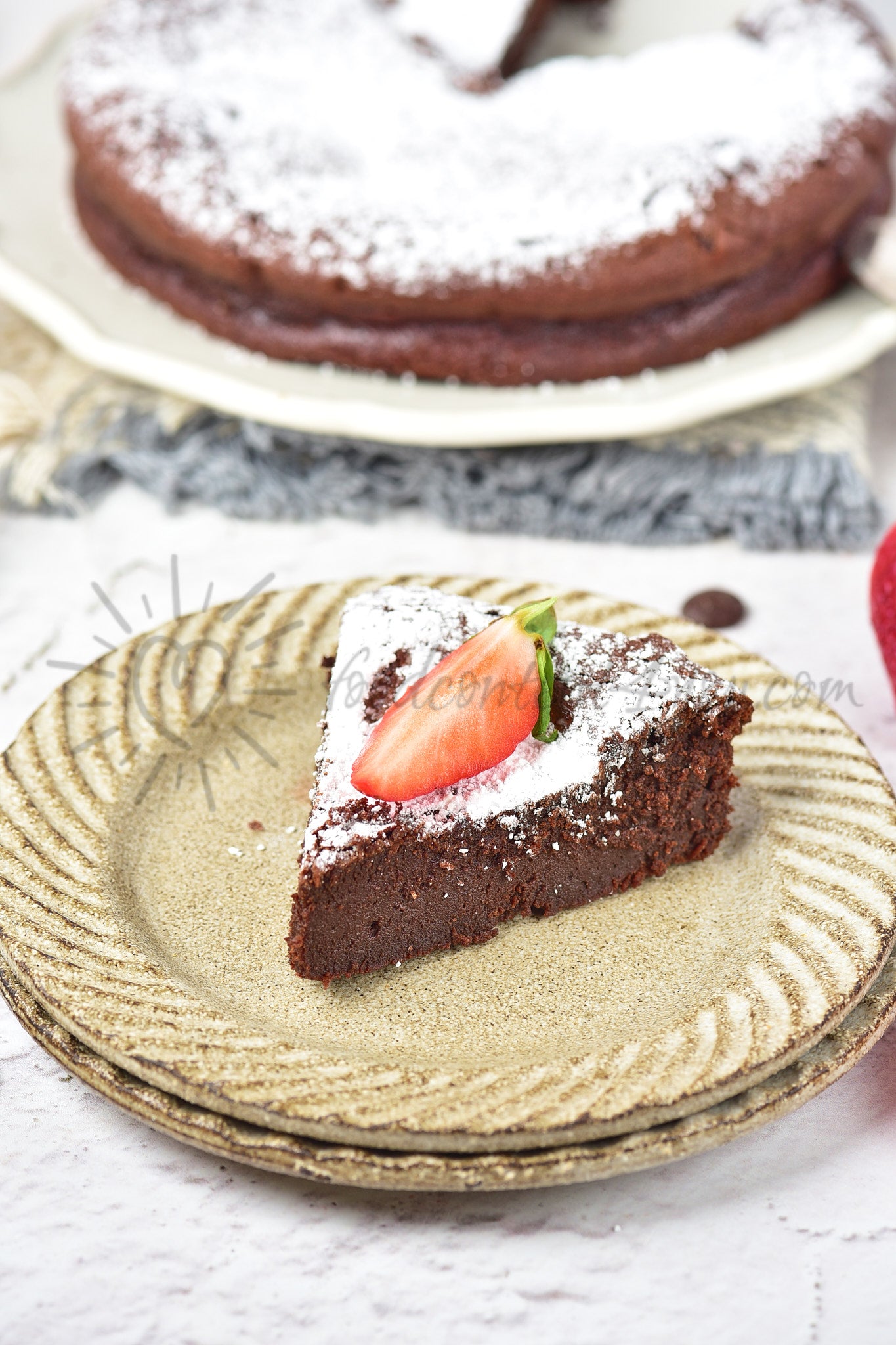 Flourless Chocolate Cake - Set 2 of 5