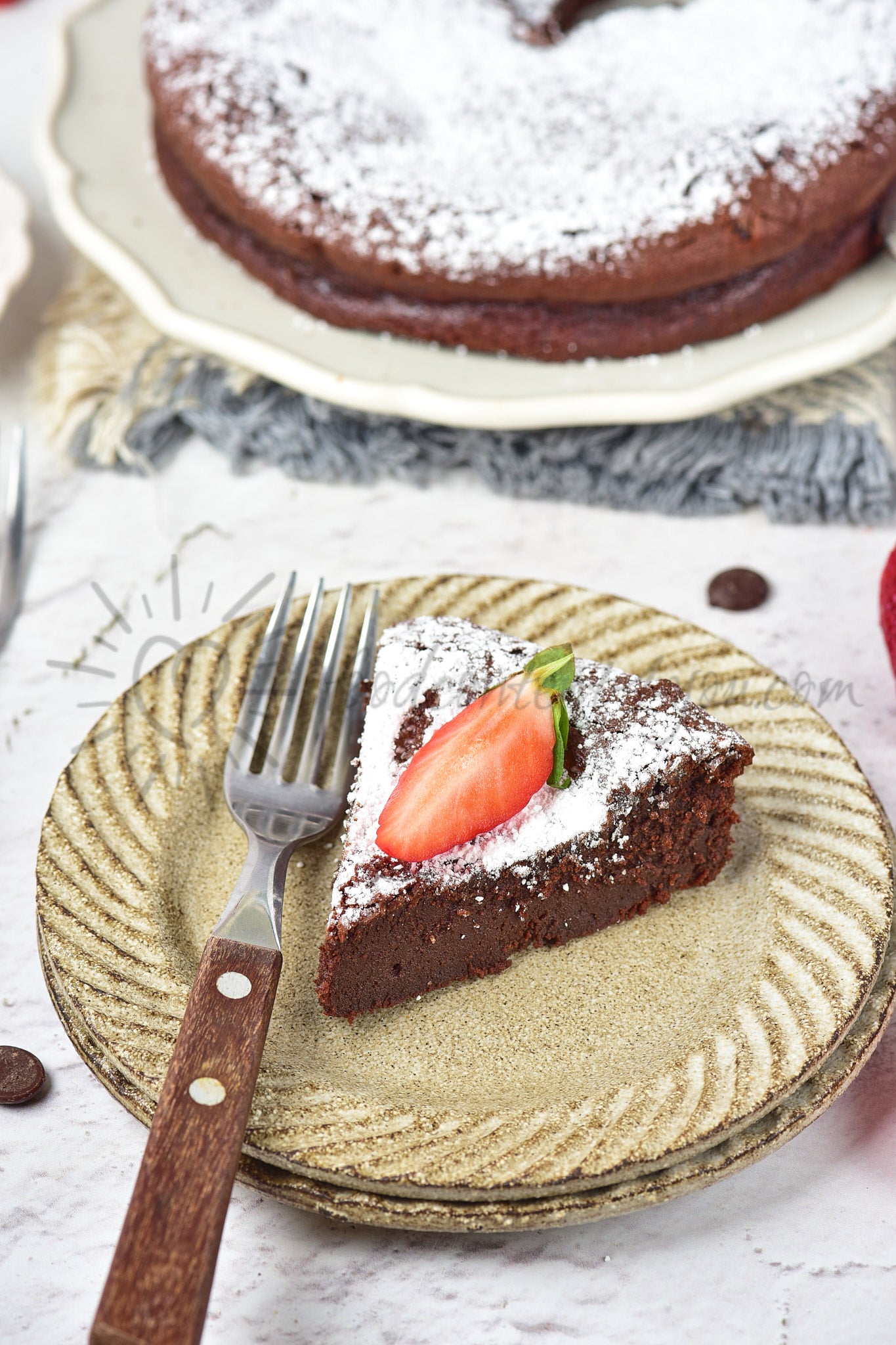 Flourless Chocolate Cake - Set 2 of 5