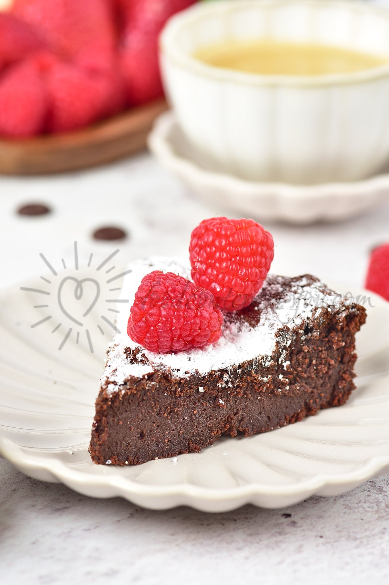 Flourless Chocolate Cake - Set 3 of 5