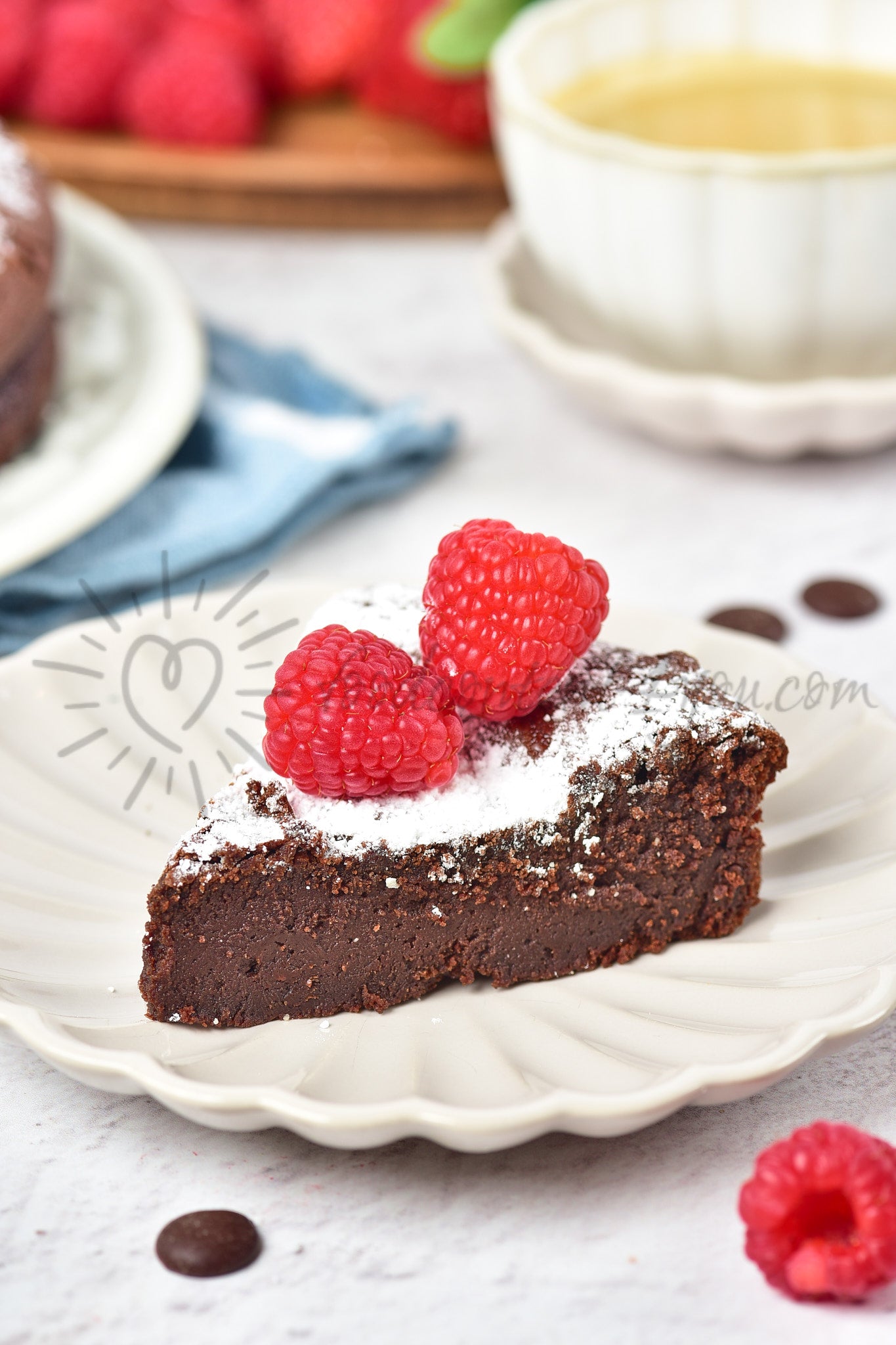 Flourless Chocolate Cake - Set 3 of 5