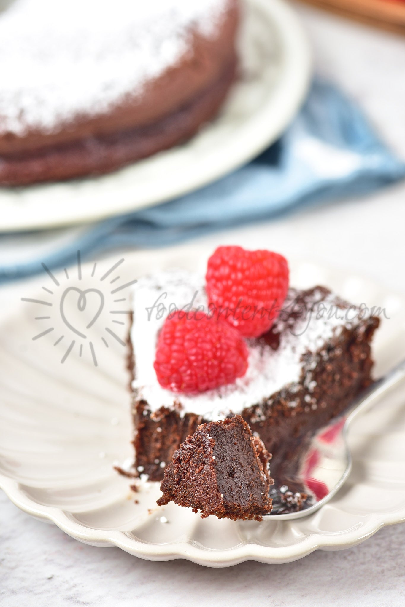 Flourless Chocolate Cake - Set 3 of 5