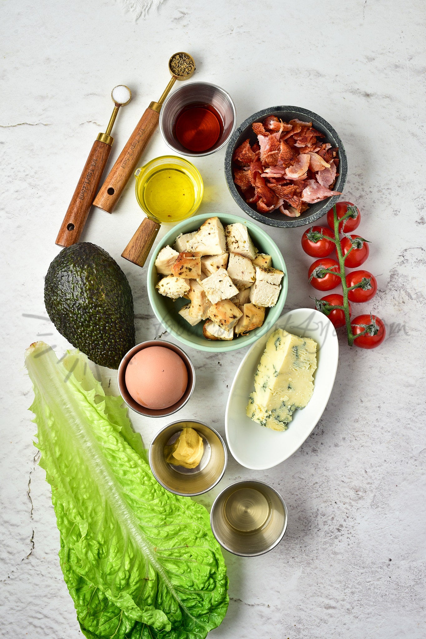 Cobb Salad with Maple Mustard Dressing
