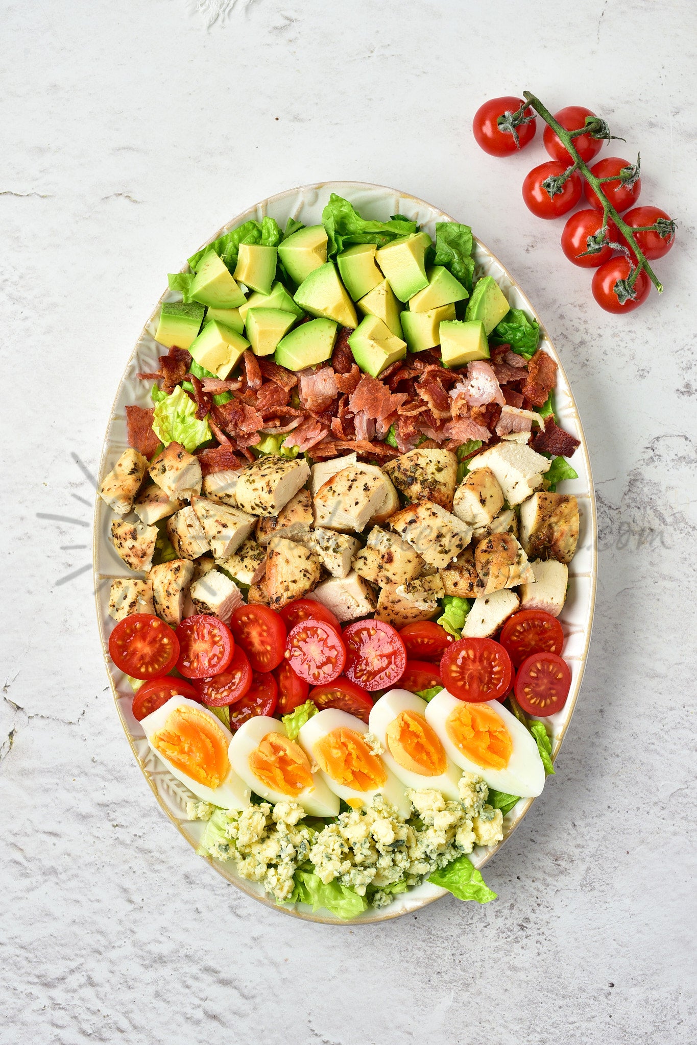Cobb Salad with Maple Mustard Dressing