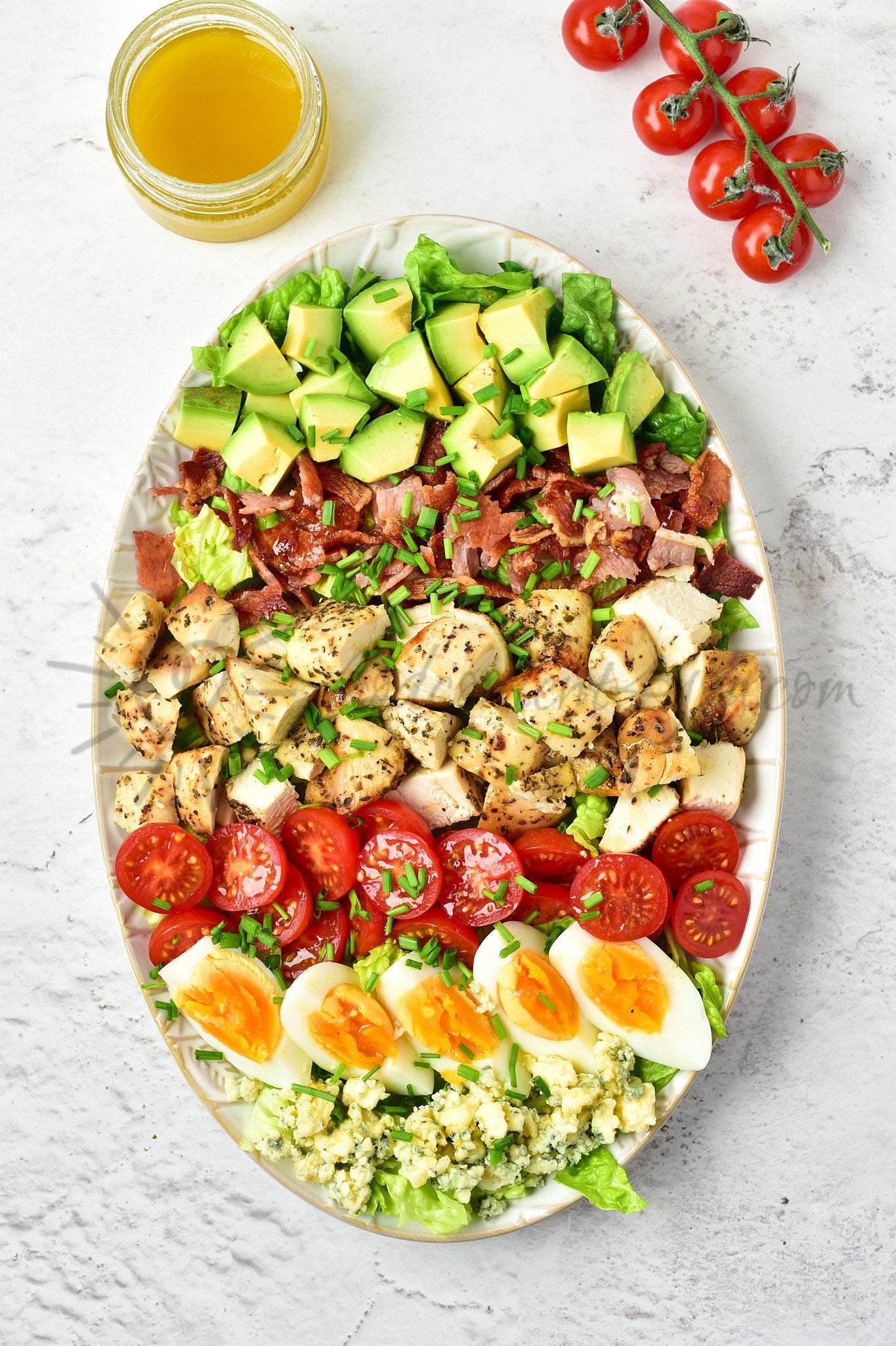 Cobb Salad with Maple Mustard Dressing