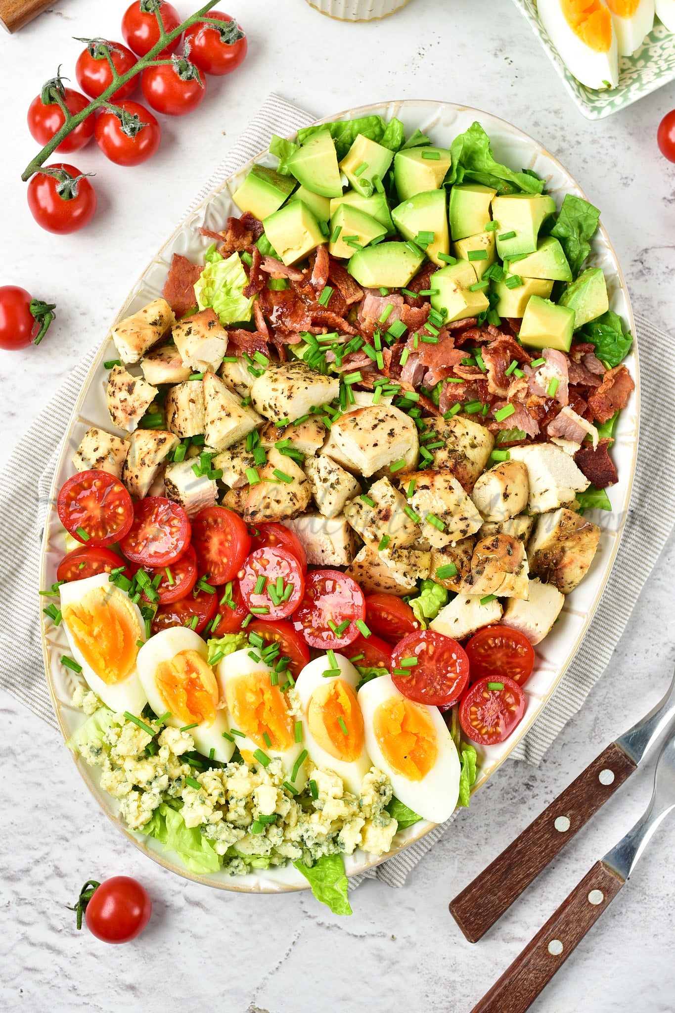 Cobb Salad with Maple Mustard Dressing