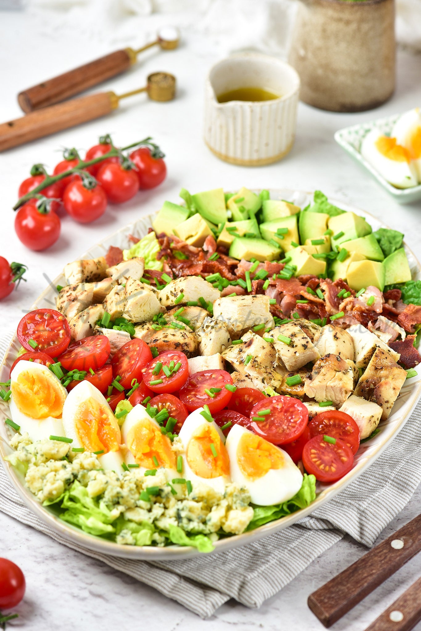 Cobb Salad with Maple Mustard Dressing