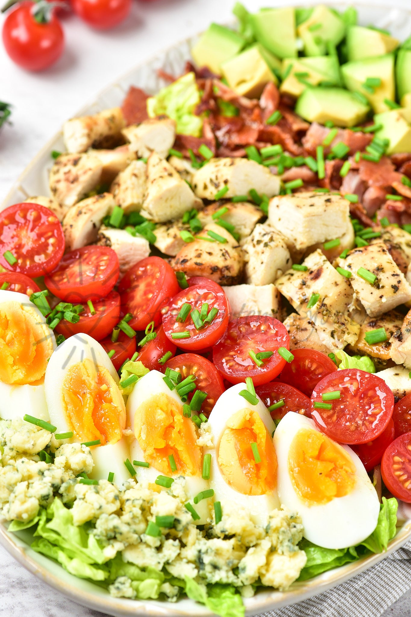 Cobb Salad with Maple Mustard Dressing