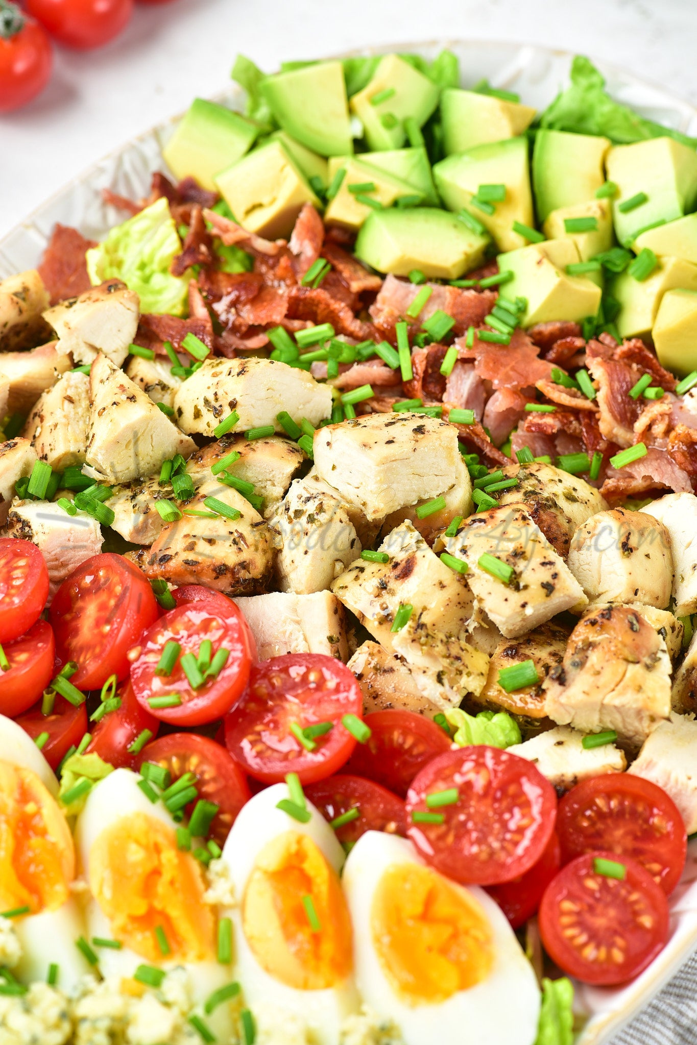 Cobb Salad with Maple Mustard Dressing