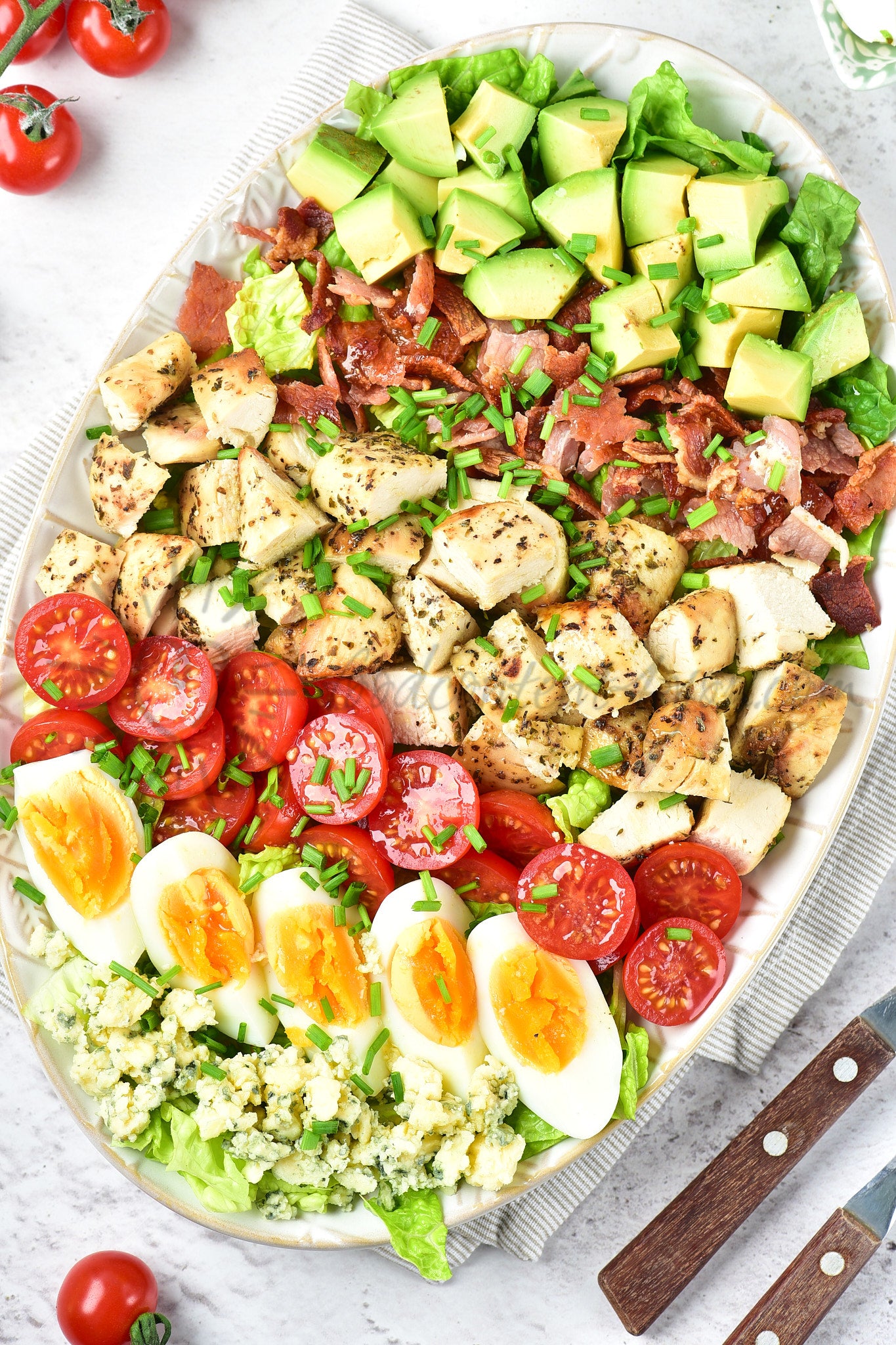 Cobb Salad with Maple Mustard Dressing