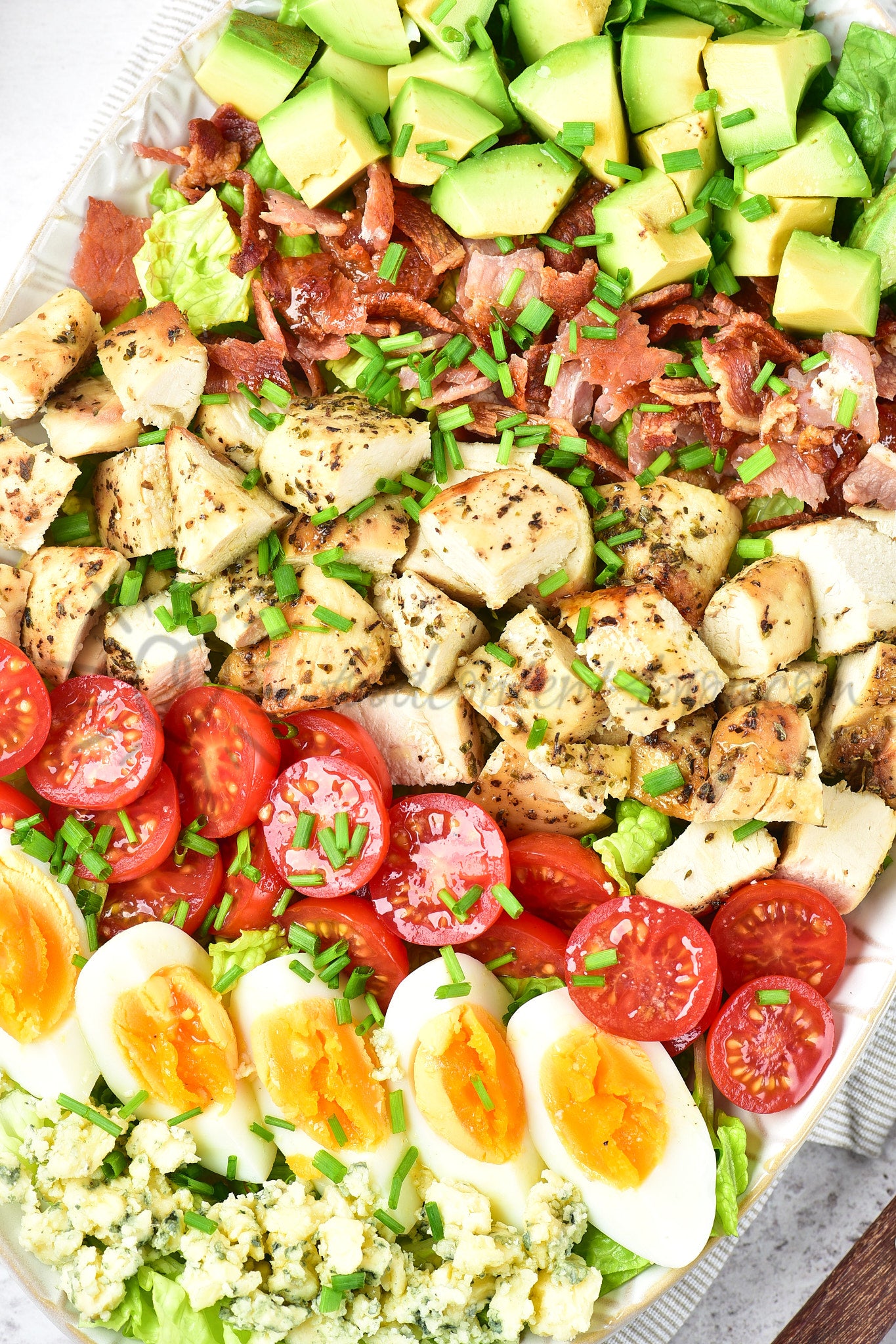 Cobb Salad with Maple Mustard Dressing