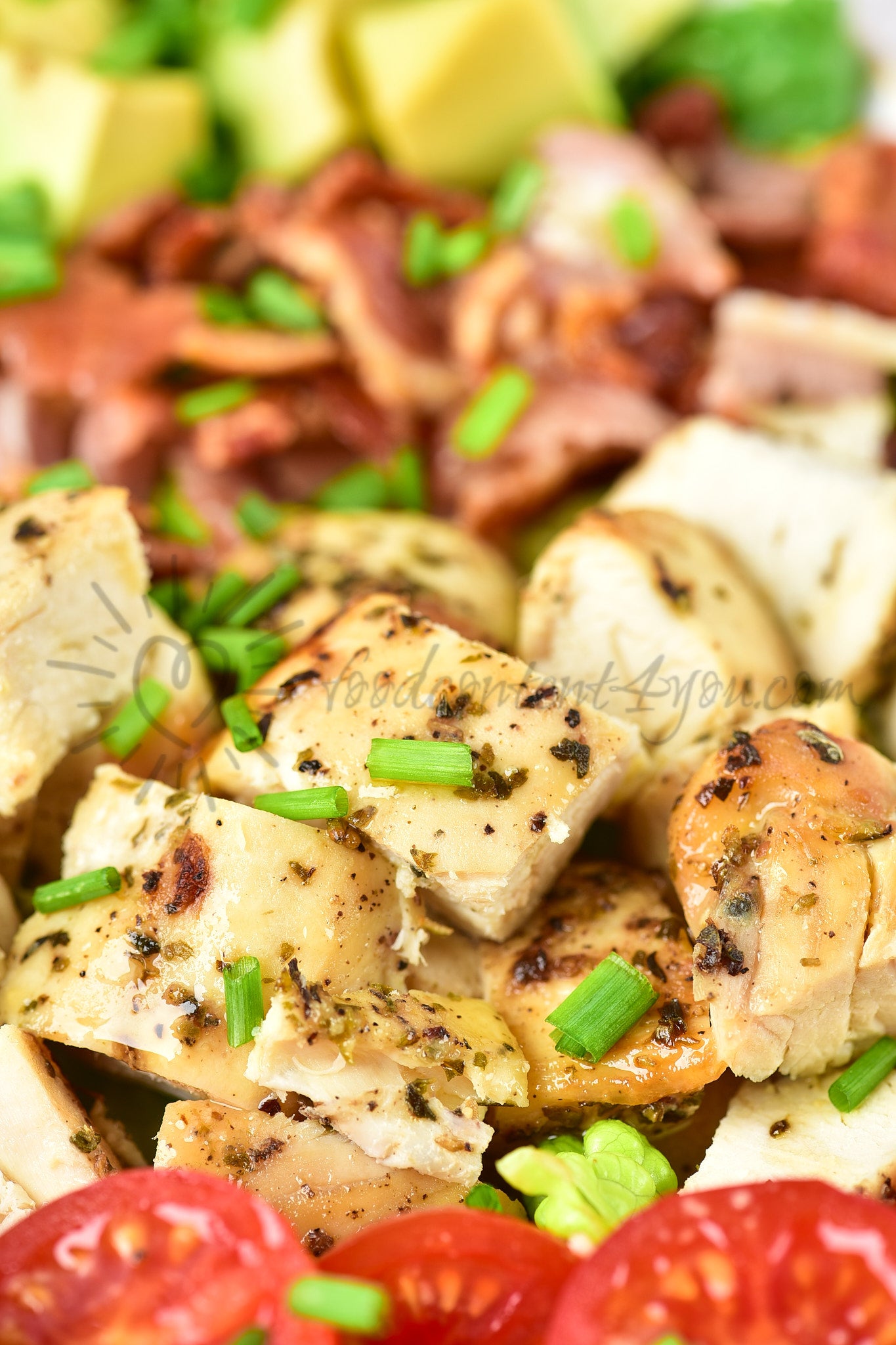Cobb Salad with Maple Mustard Dressing