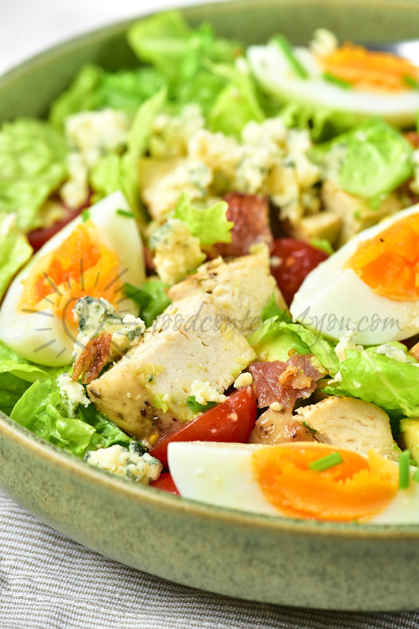 Cobb Salad with Maple Mustard Dressing