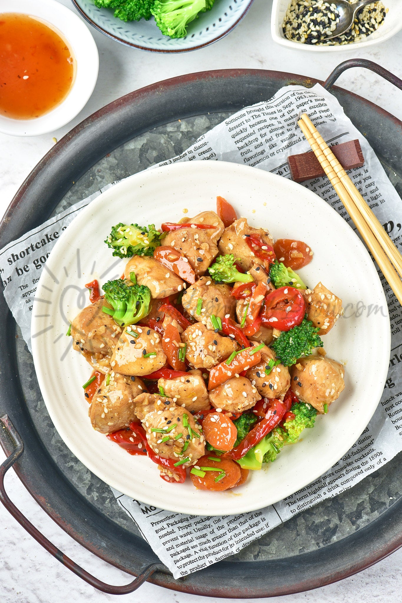 Easy Chicken Stir Fry - Set 5 of 5