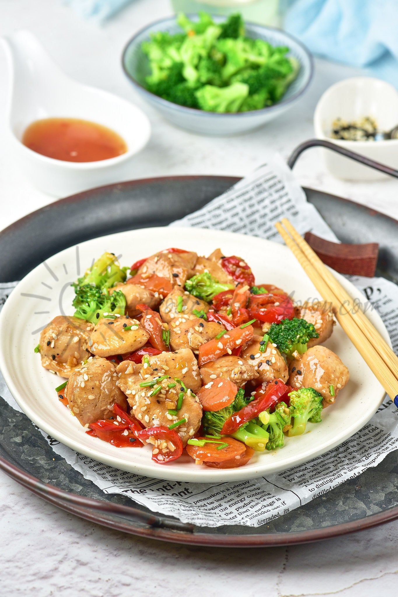Easy Chicken Stir Fry - Set 5 of 5