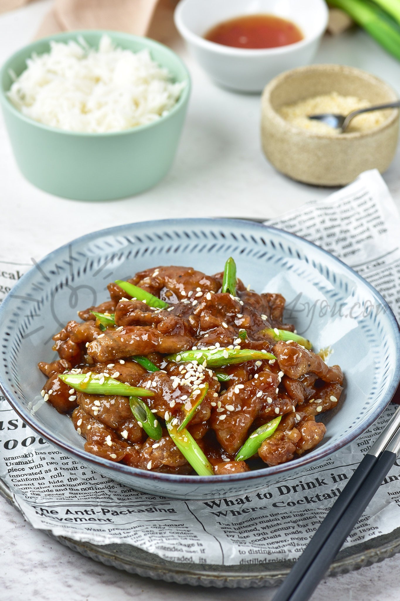 Mongolian Beef - Set 1 of 5