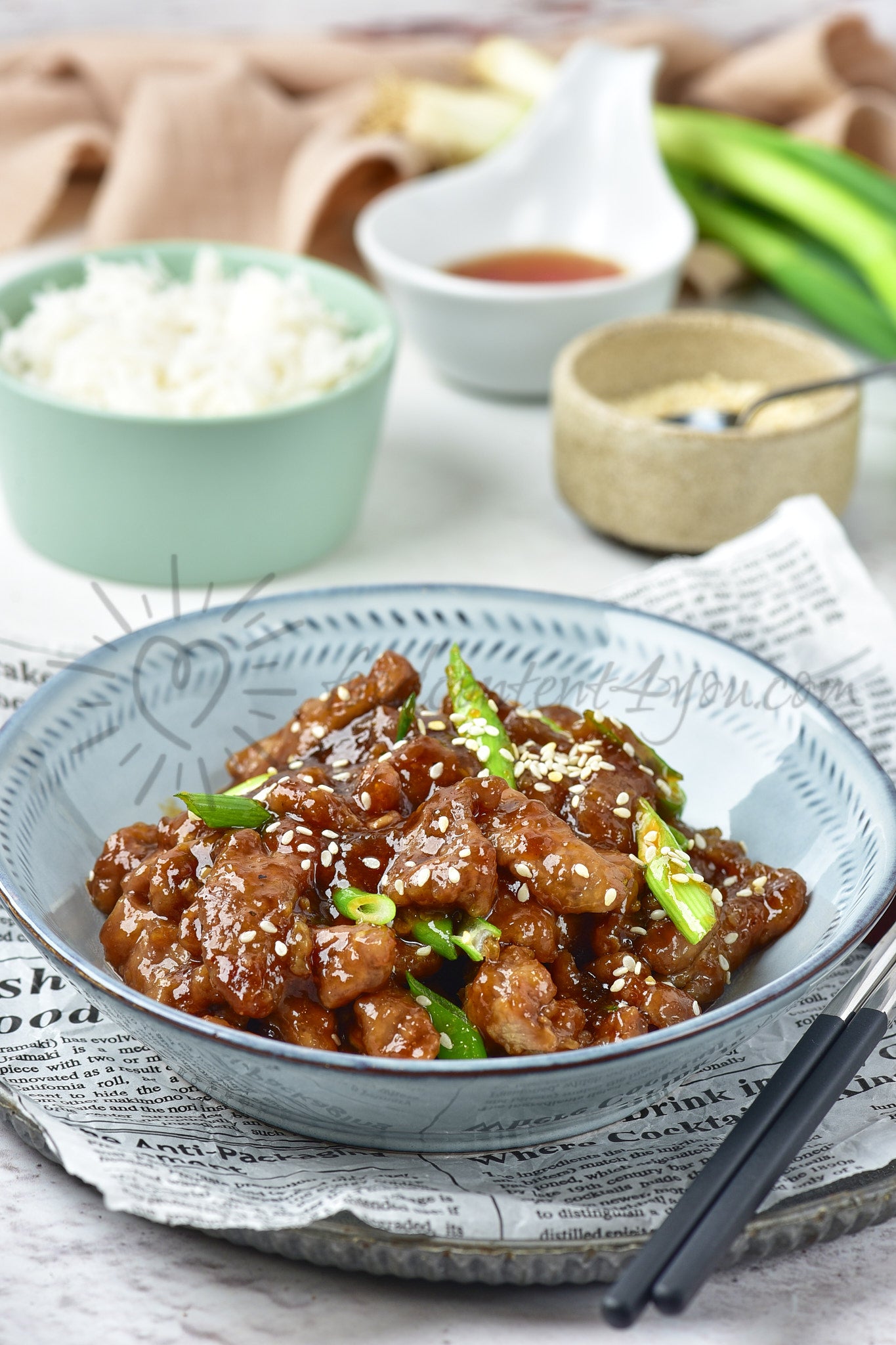 Mongolian Beef - Set 1 of 5